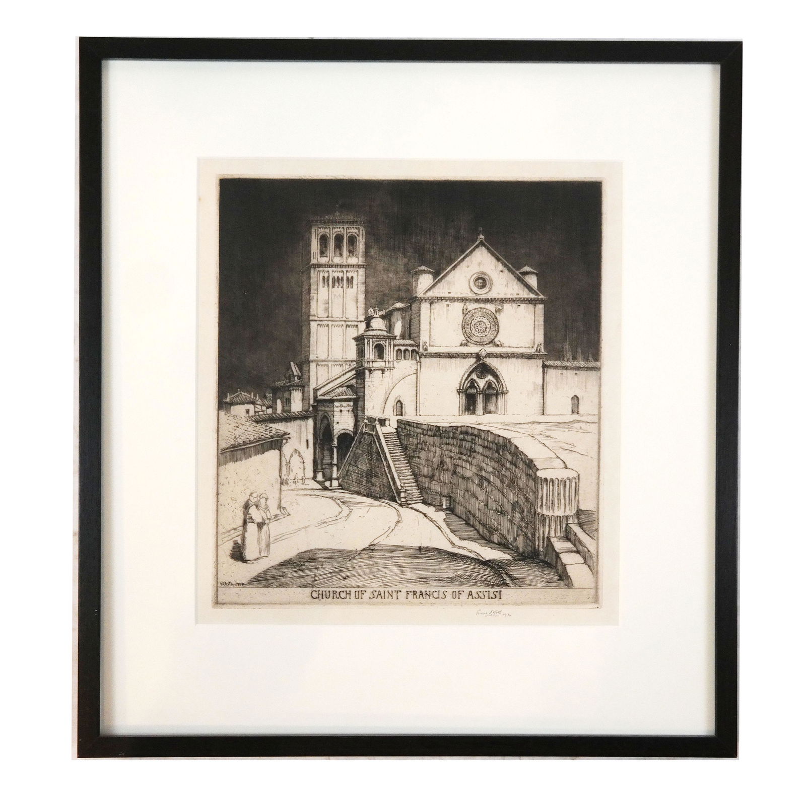Ernest ROTH: Church of St. Francis - Etching (1 of 7)