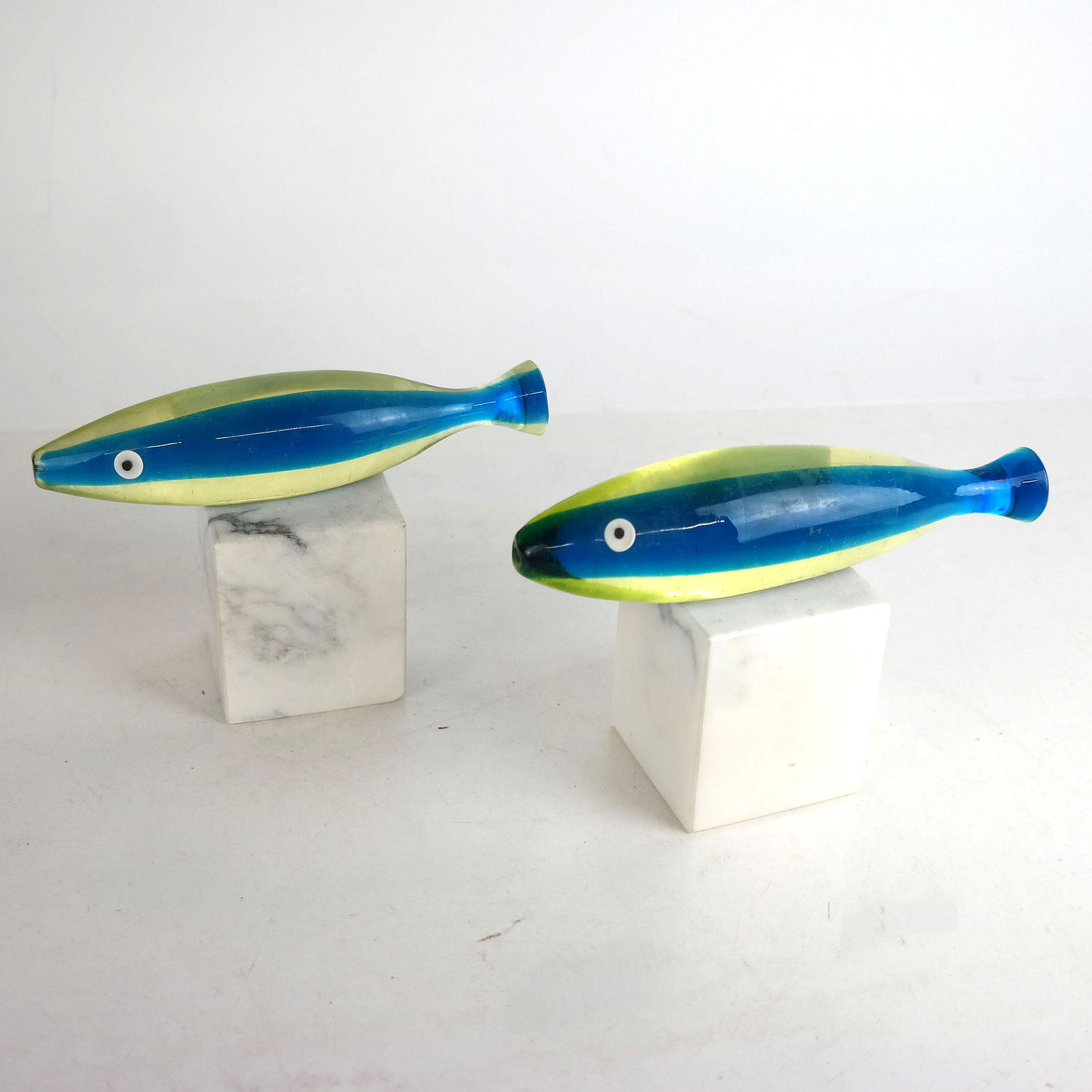 Pair Murano-Style Fish Bookends (1 of 7)