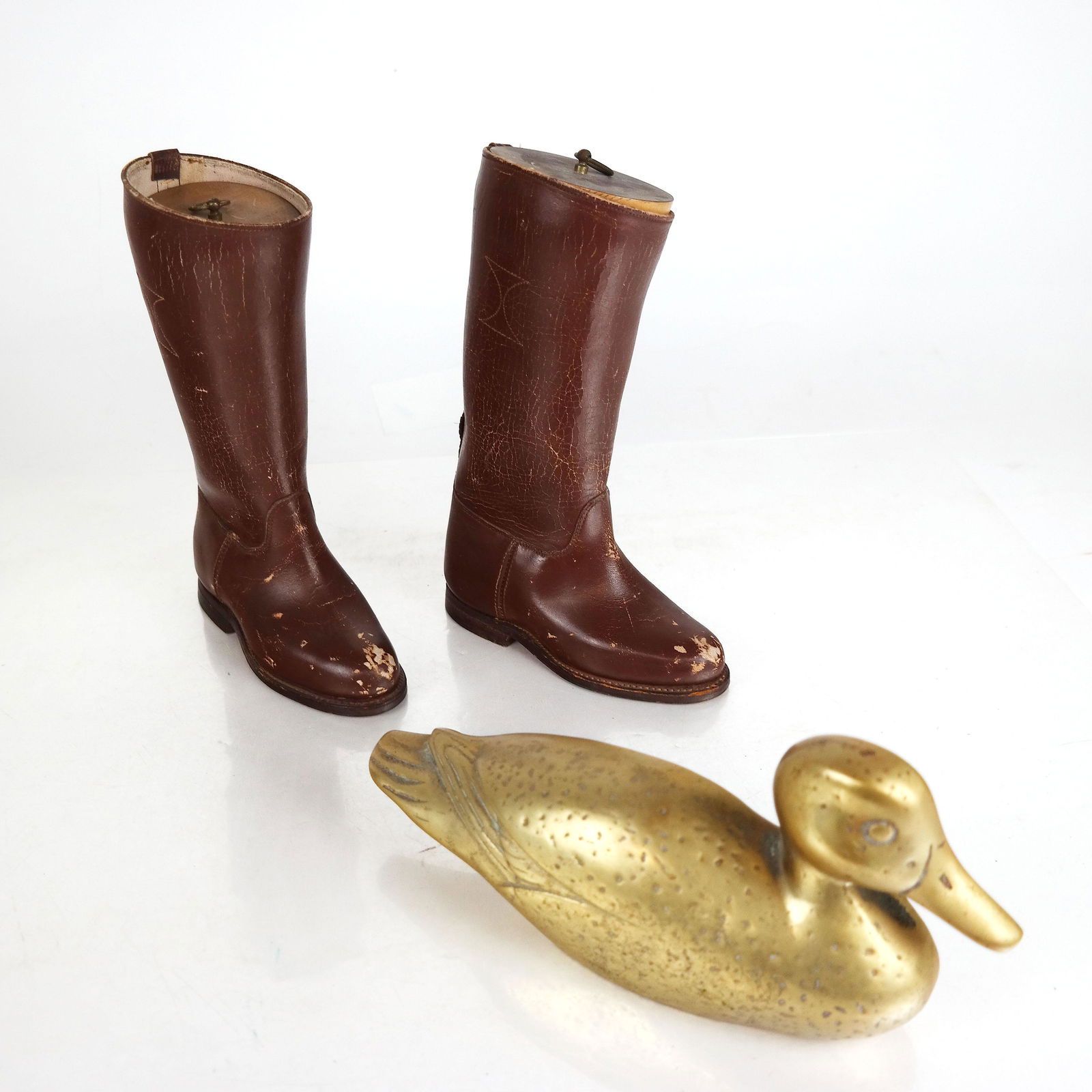 Three Door Stops: Duck & Riding Boots (1 of 9)