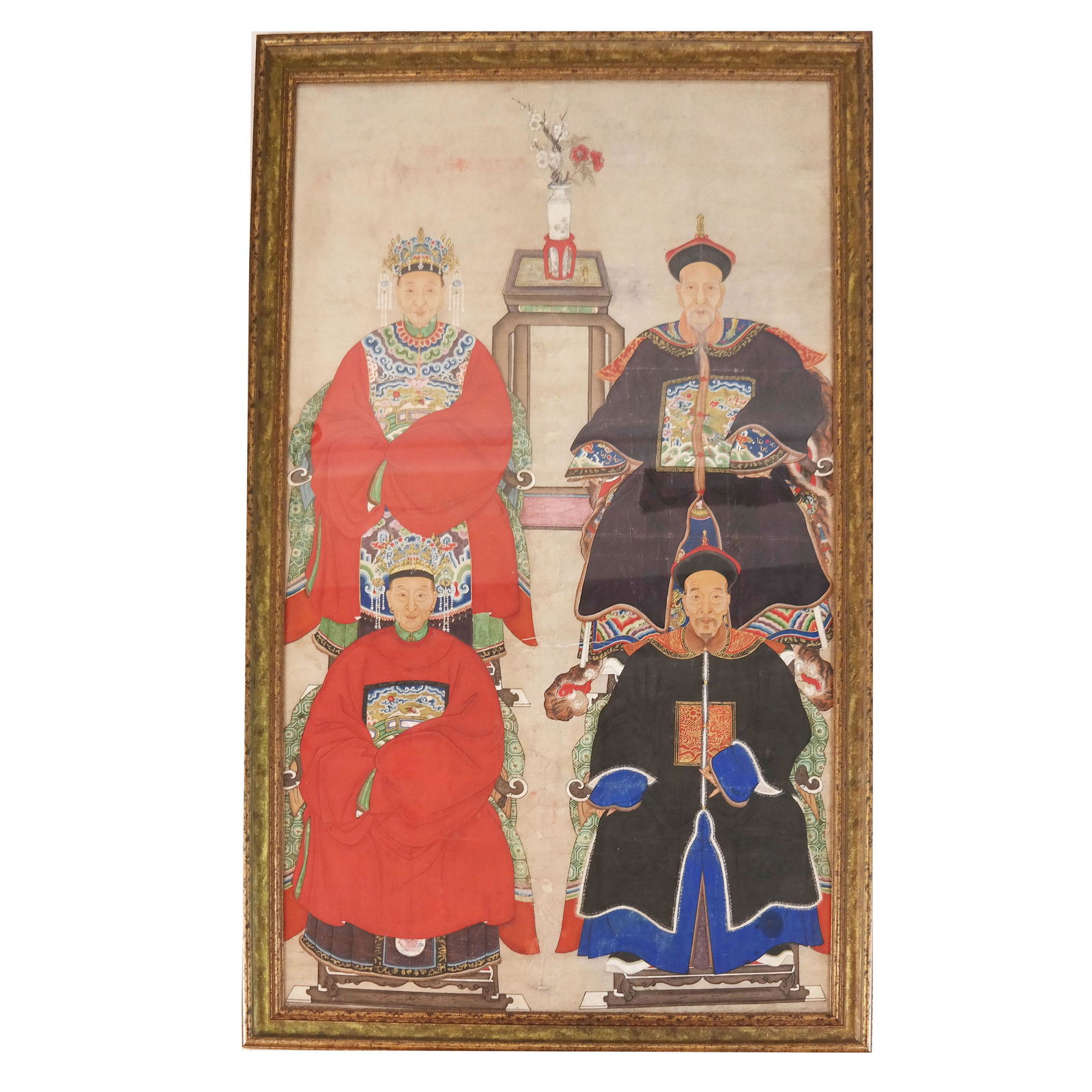 Antique Chinese Ancestral Portrait Painting (1 of 11)
