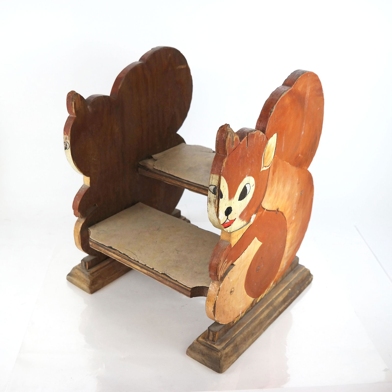 Vintage Children's Squirrel-Form Step Stool (1 of 5)