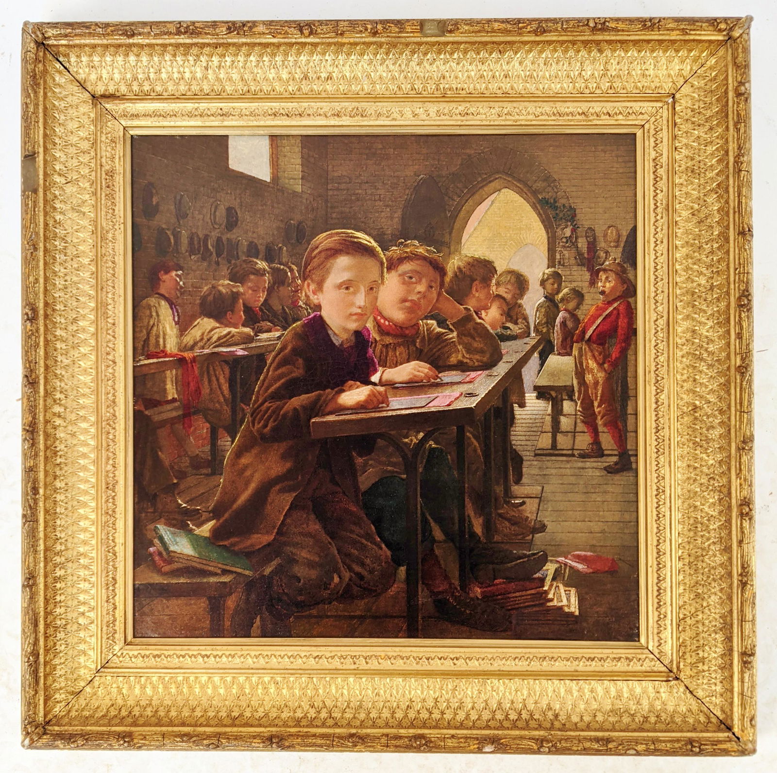 19th C. English School: Classroom - Painting (1 of 16)