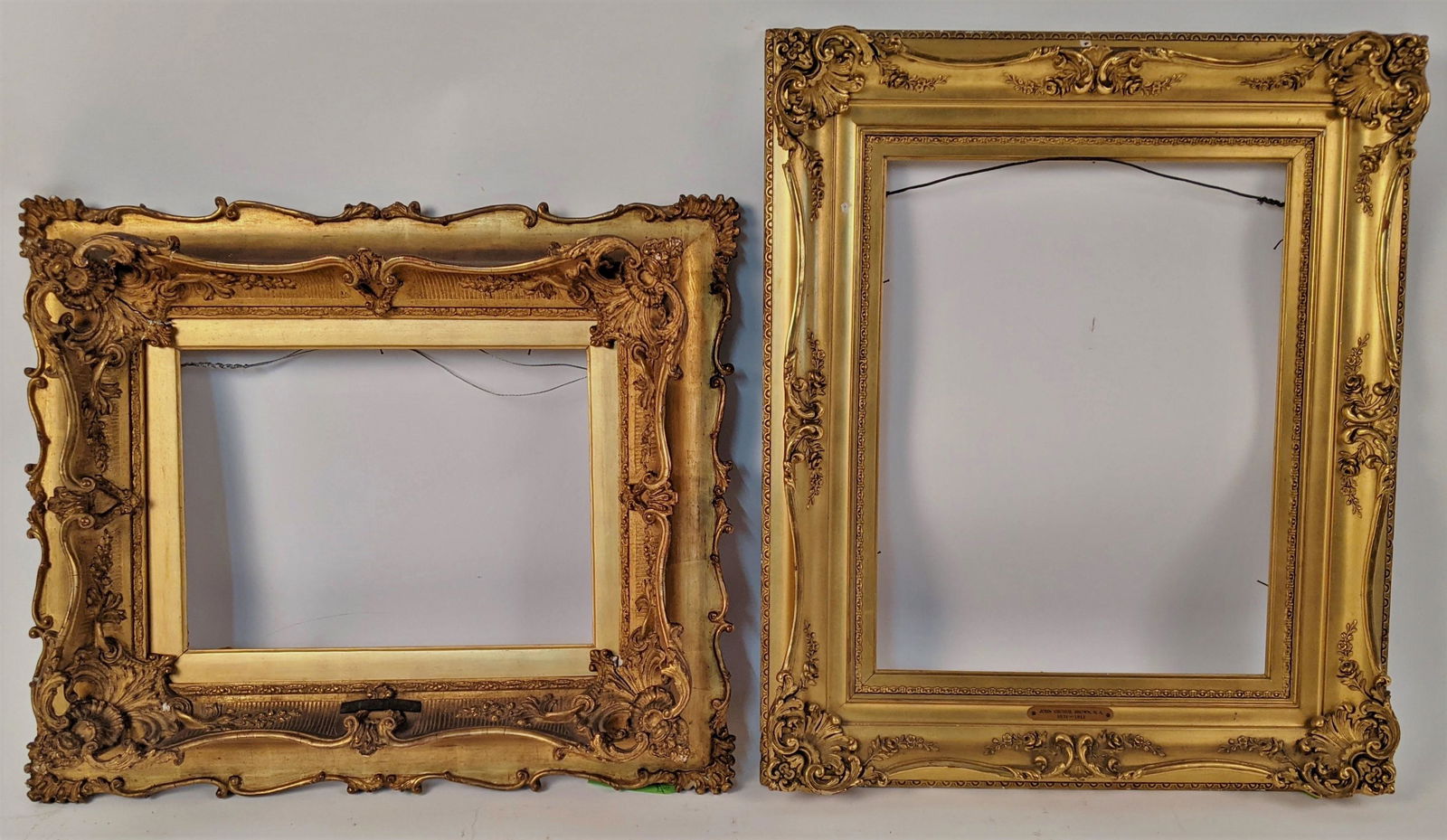 Two Pierced Carved Gilt Leaf Frames (1 of 15)