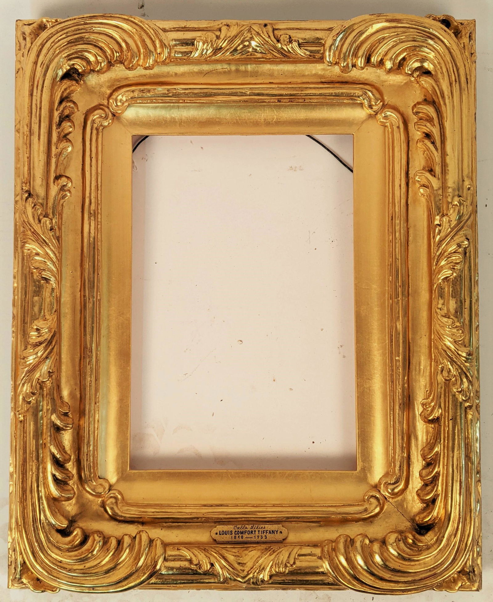 Gilt Wood Carved Art Nouveau Frame (1 of 9)
