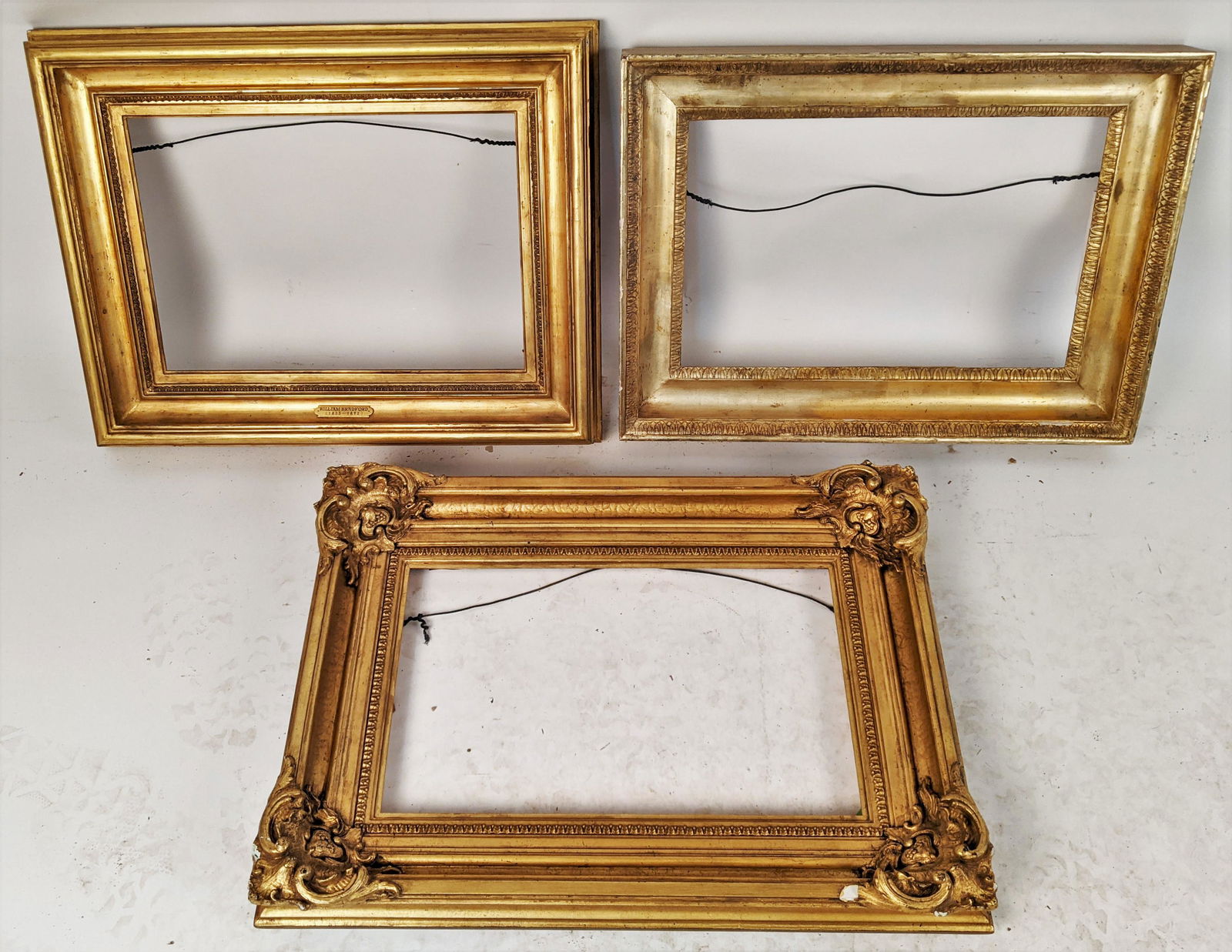 Three Gilt Carved Frames (1 of 20)