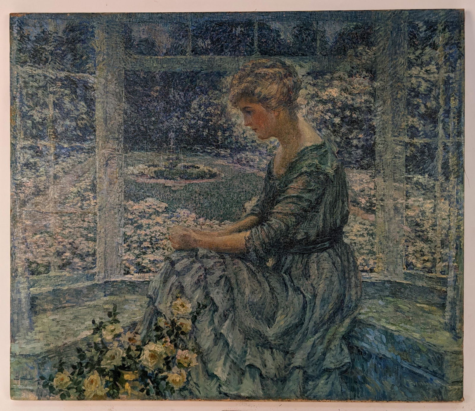 Louis RITMAN: Girl at Window - Oil Painting (1 of 12)