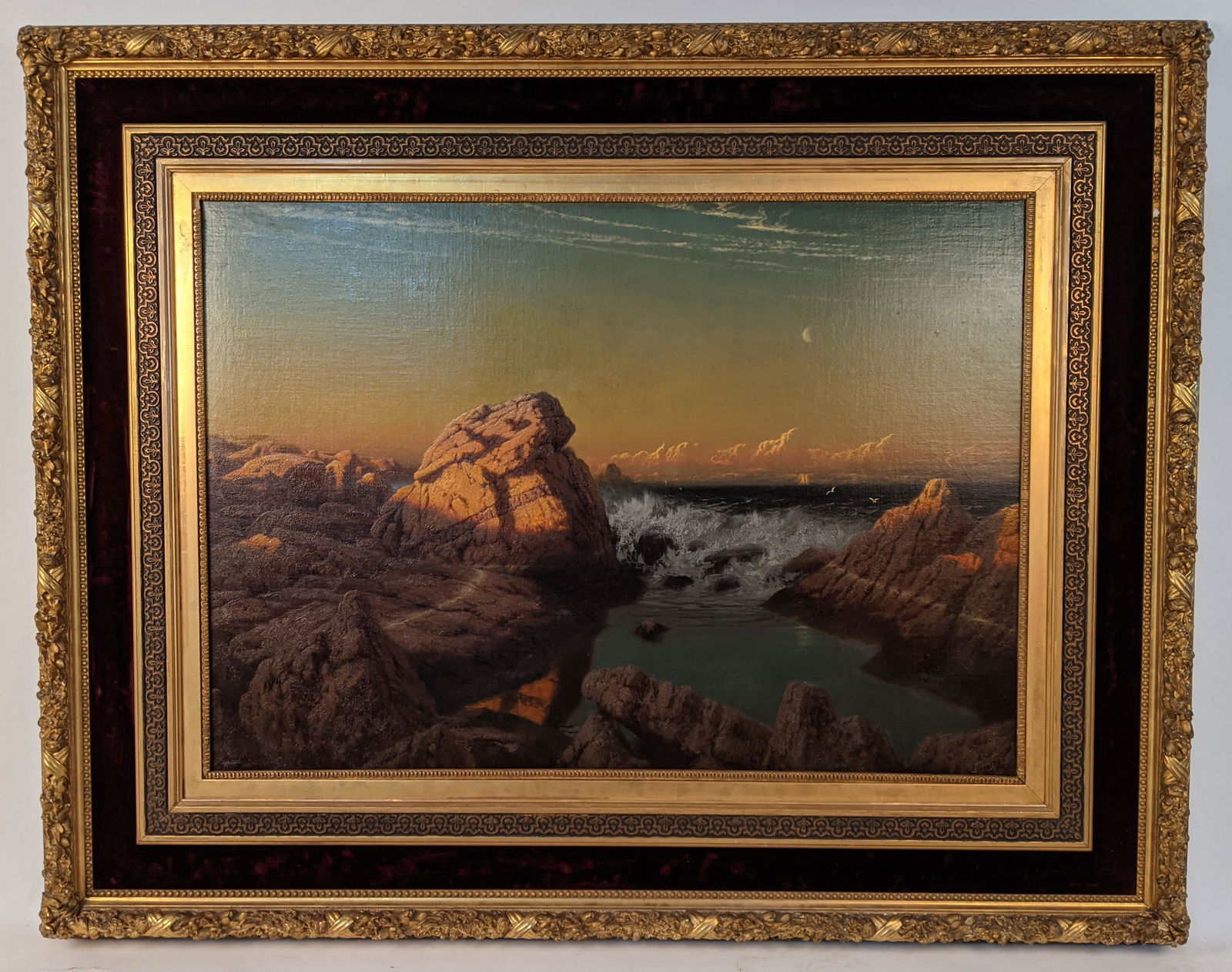 James FAIRMAN: Bass Rocks - Oil Painting (1 of 19)