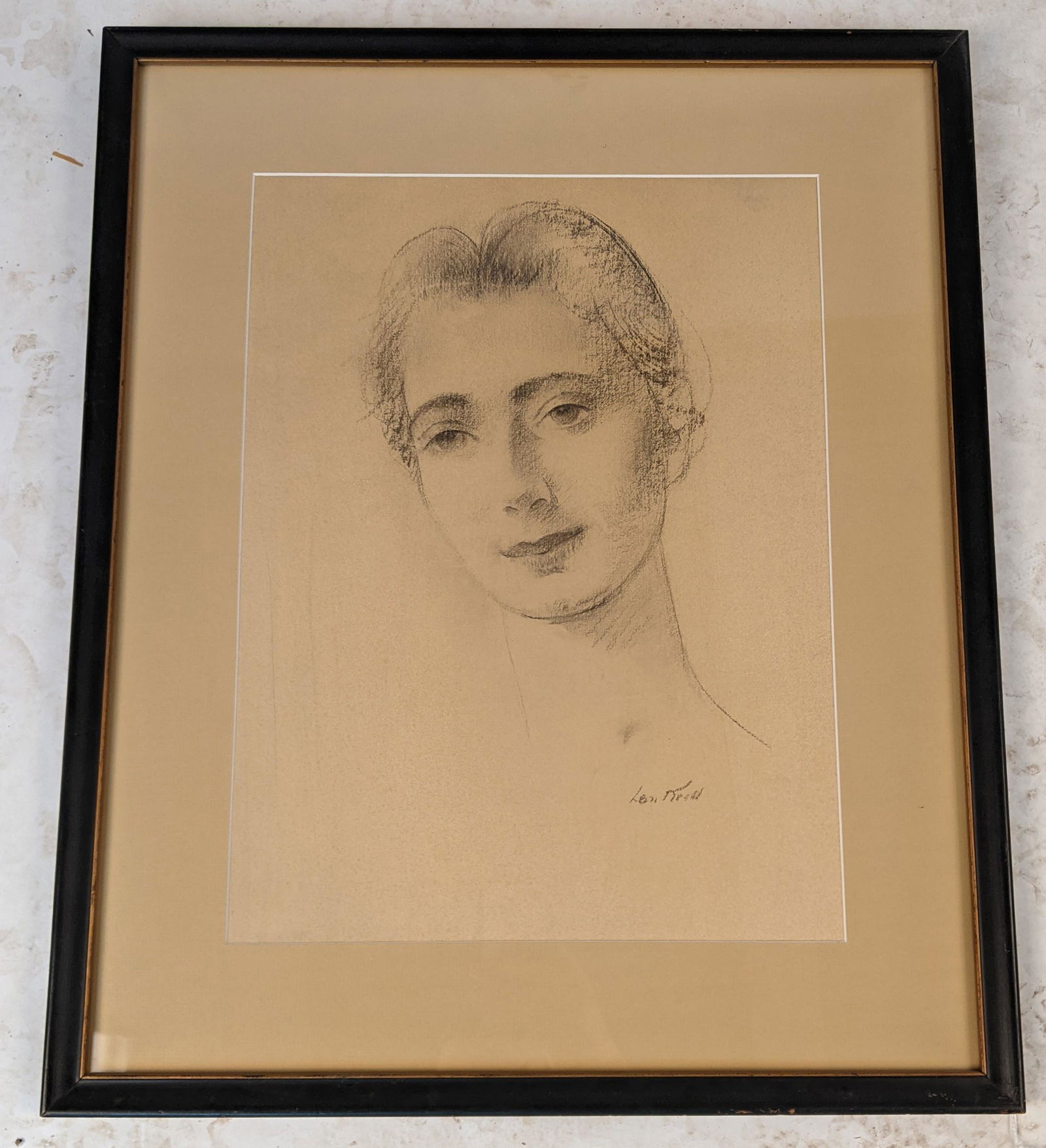 Leon KROLL: Young Girl - Drawing (1 of 8)