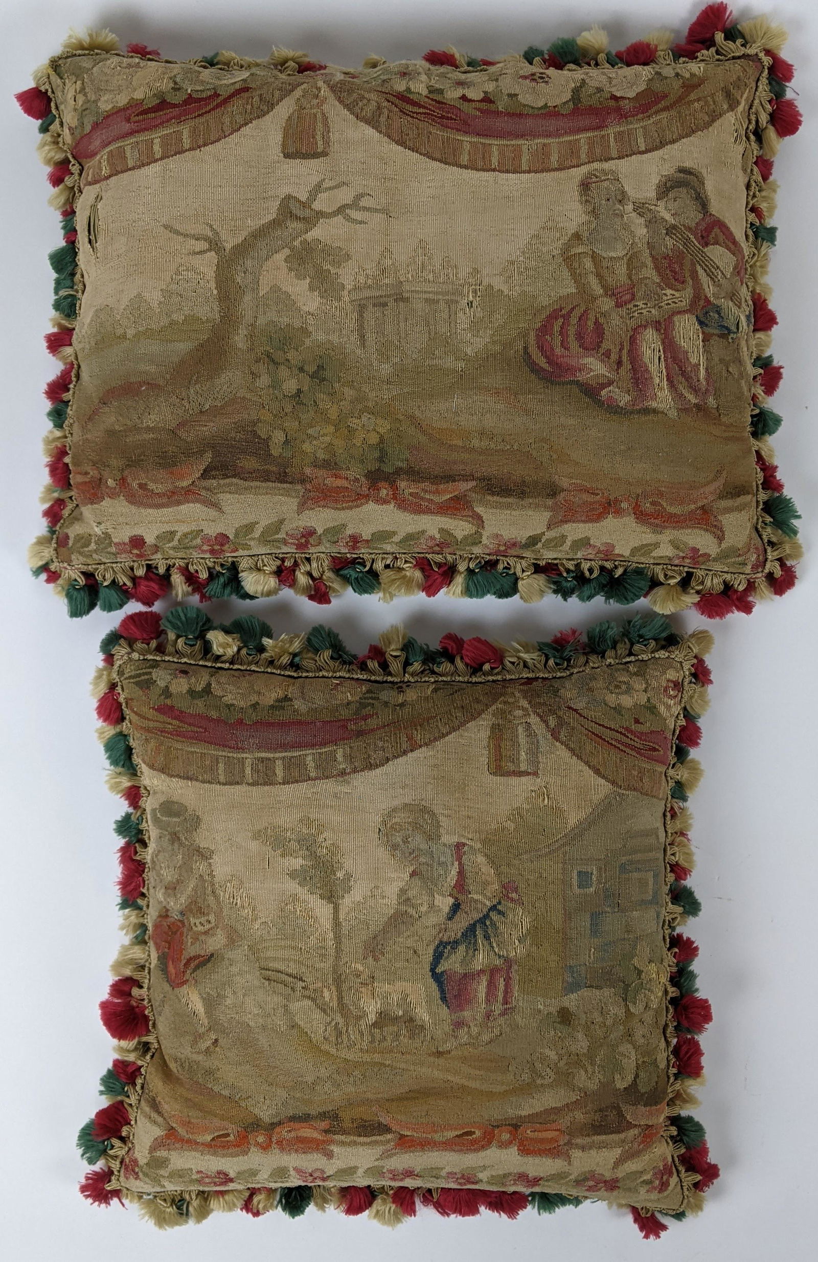 Two Antique Needlepoint Pillows (1 of 13)