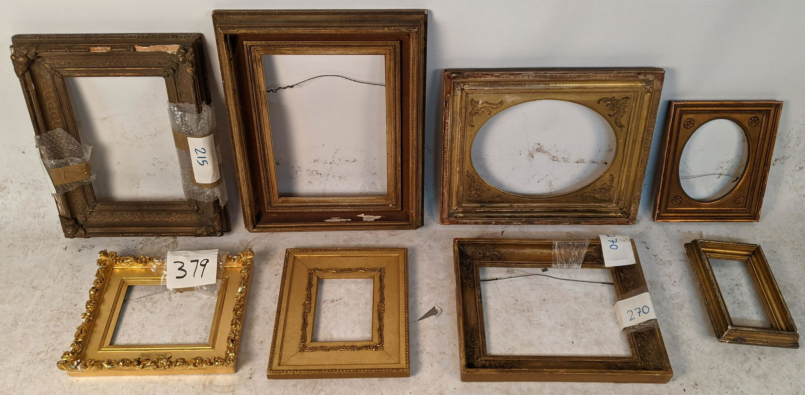 Lot of 8 Assorted Wood & Gilt Frames (1 of 20)