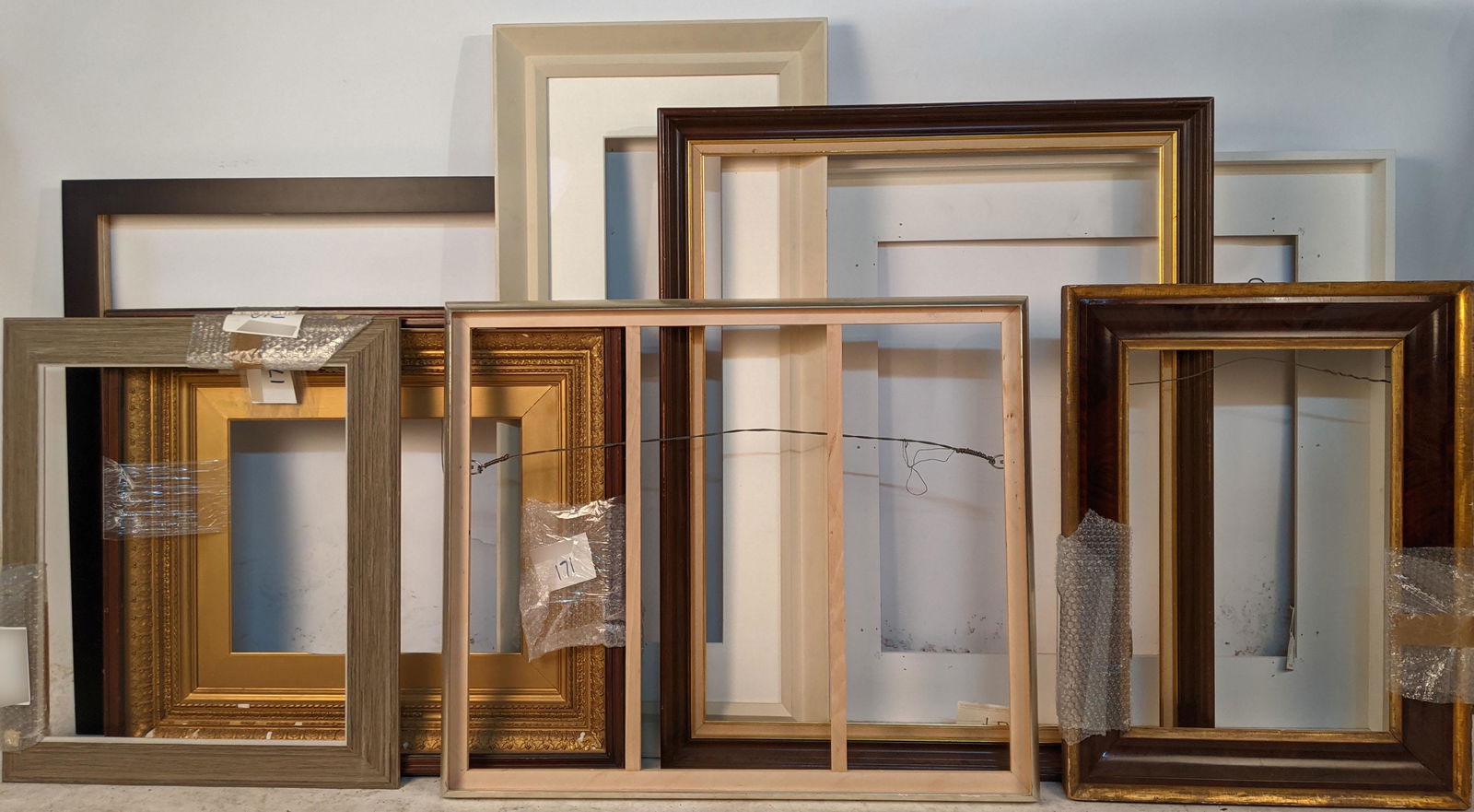 Eight (8) Wood & Gilt Frames (1 of 17)