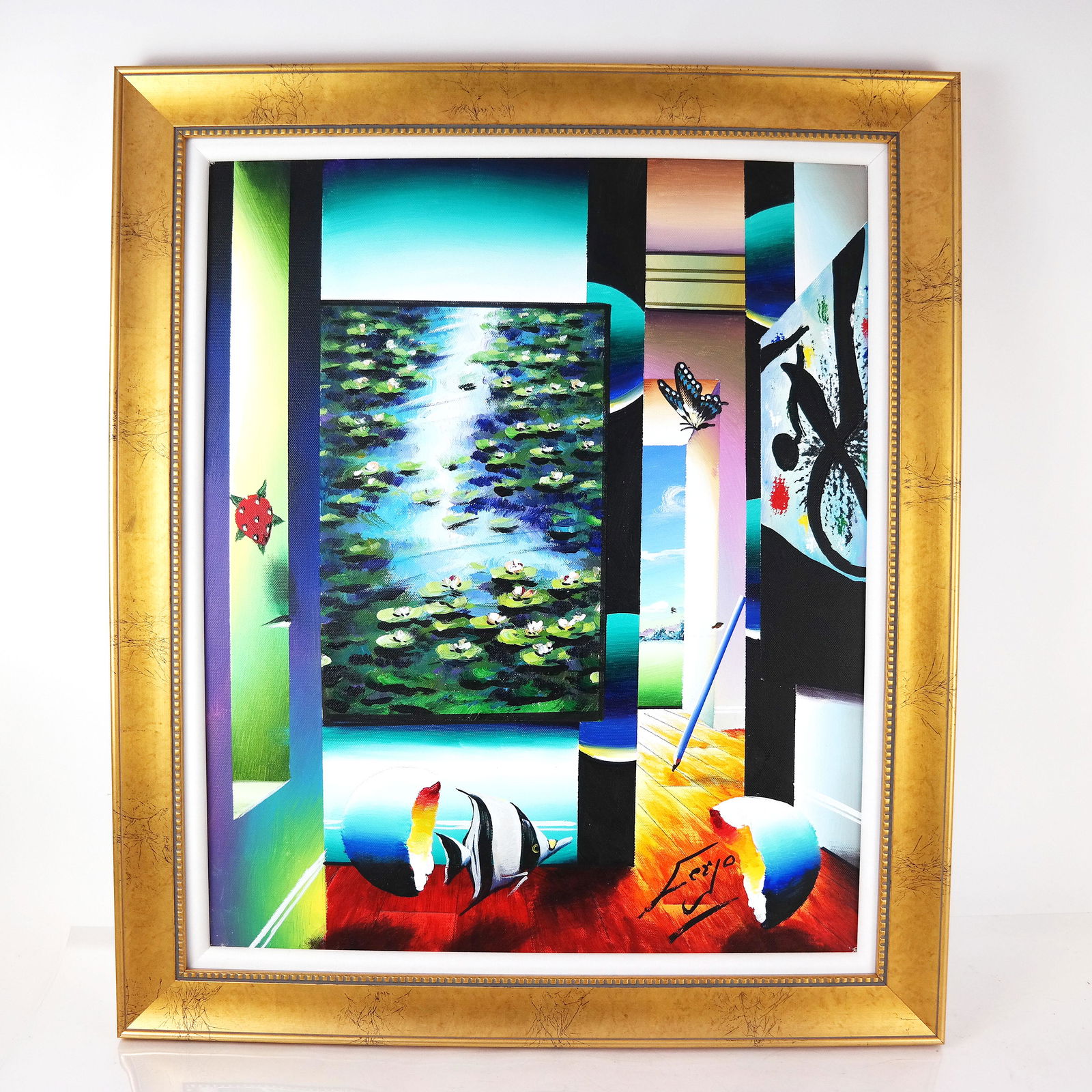 F. de JESUS OLIVEIRA: Abstract Oil Painting (1 of 7)