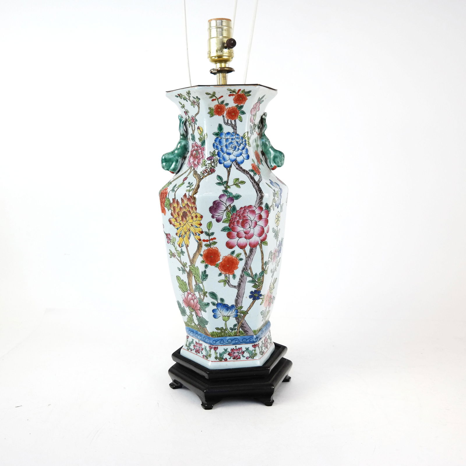 Chinese Porcelain Vase Lamp (1 of 5)