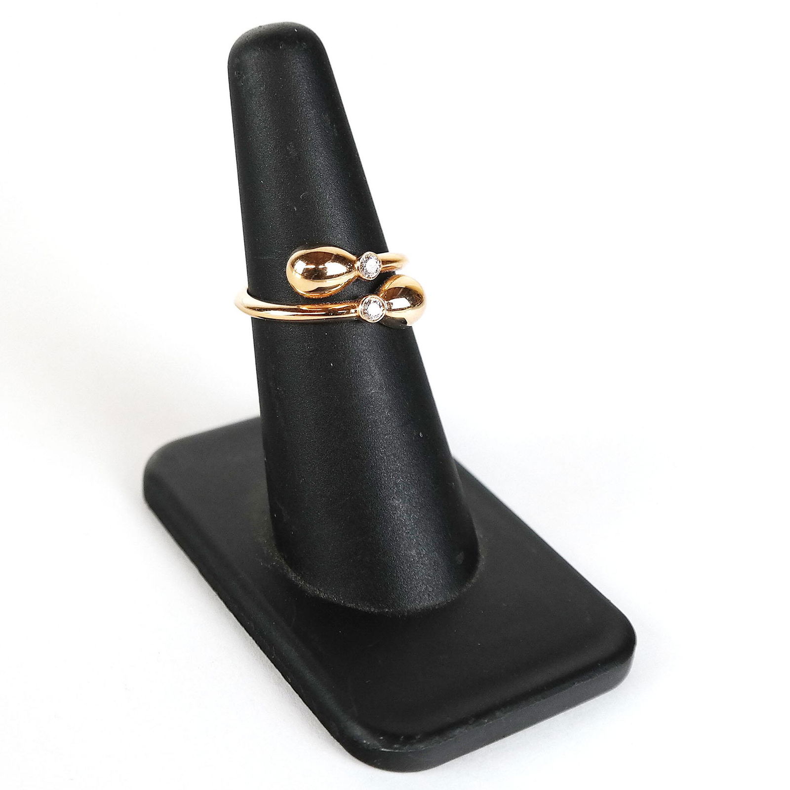 Faberge 18K Gold, Diamond & Ruby Ring (1 of 12)