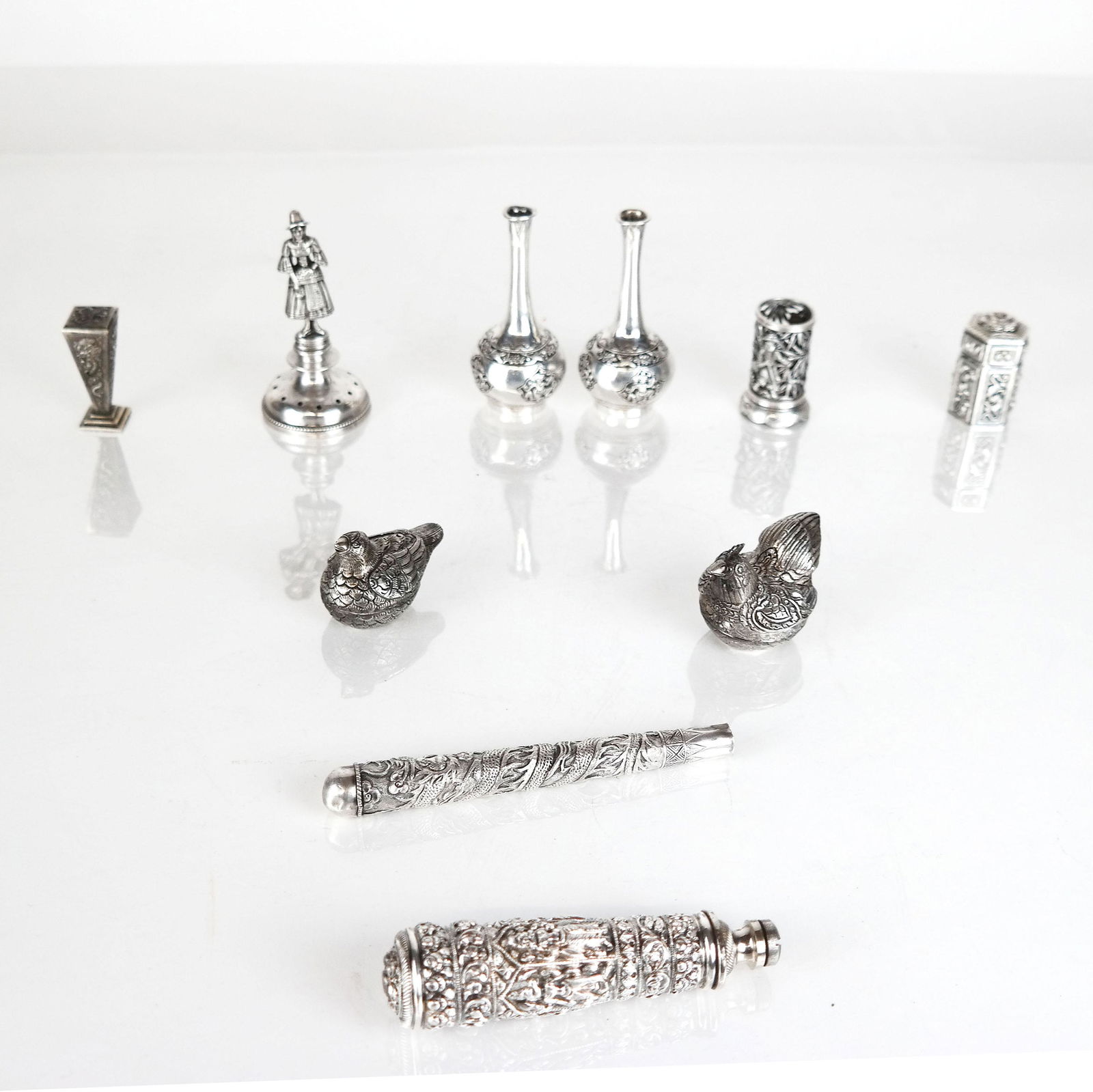 Lot of Chinese & Japanese Silver Articles (10) (1 of 17)