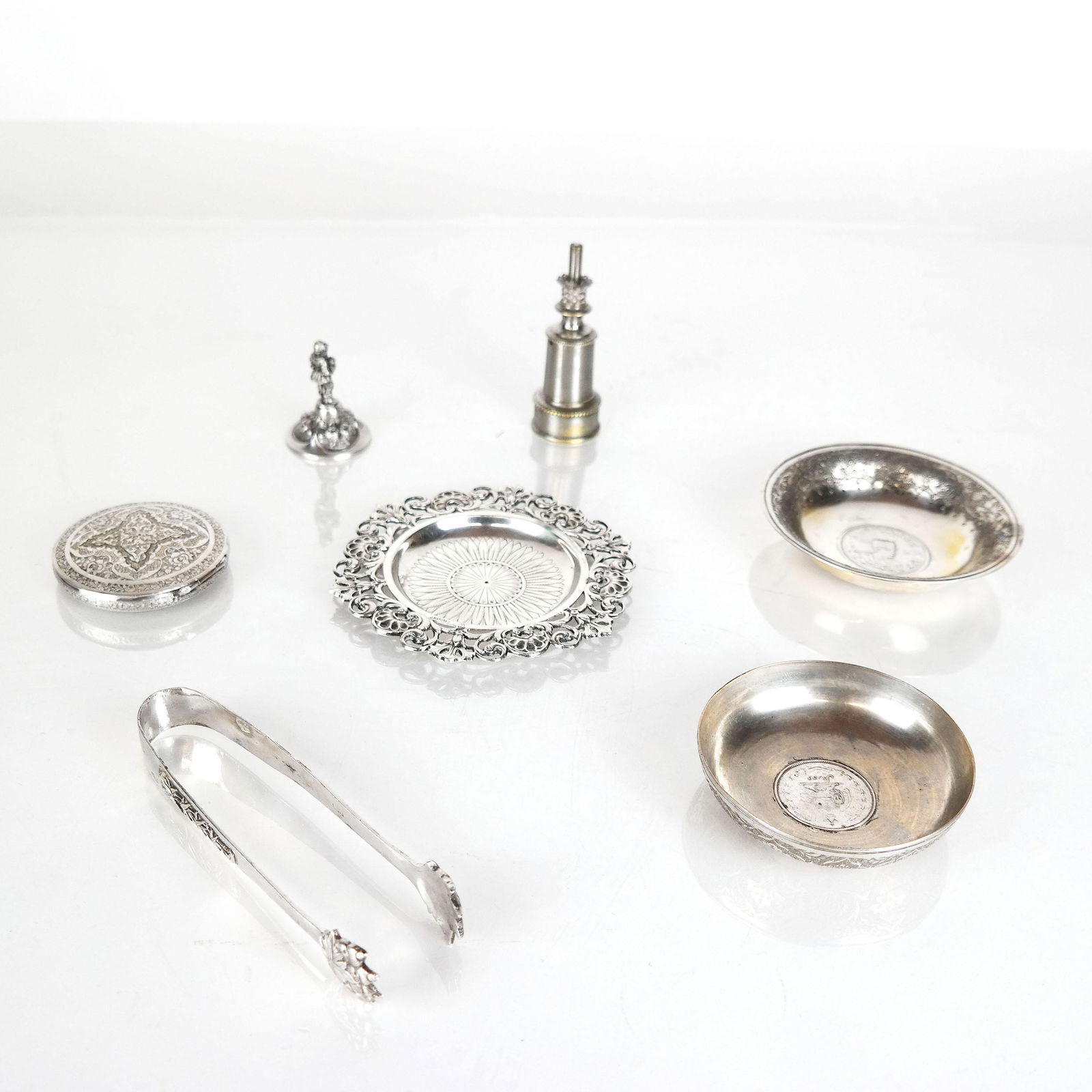 Group of Chinese & Japanese Silver Plate (7) (1 of 13)