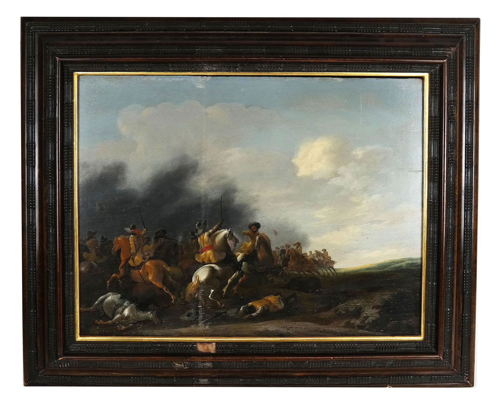 J.J. van der STOFFE: Battle - Oil Painting (1 of 8)