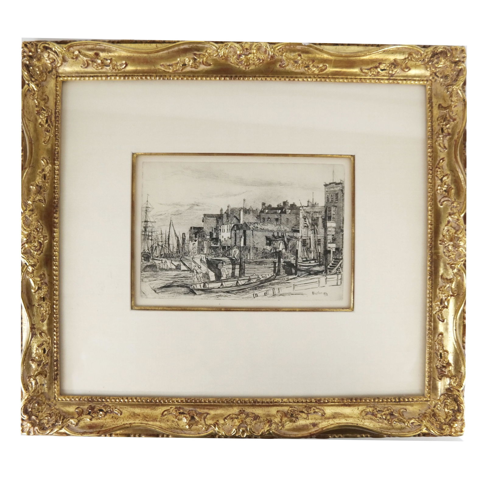 James WHISTLER: Fishing Port - Etching (1 of 8)