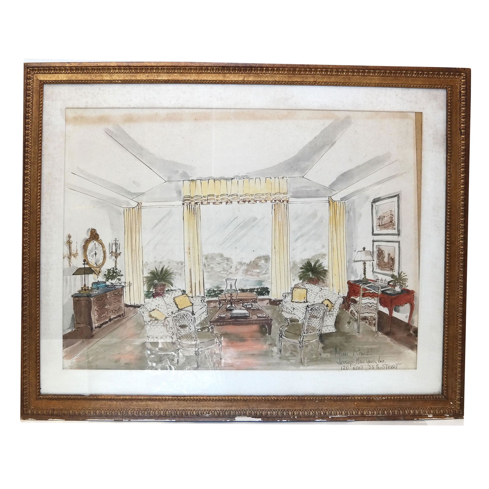 Interior Design Scene - W/C Painting (1 of 7)