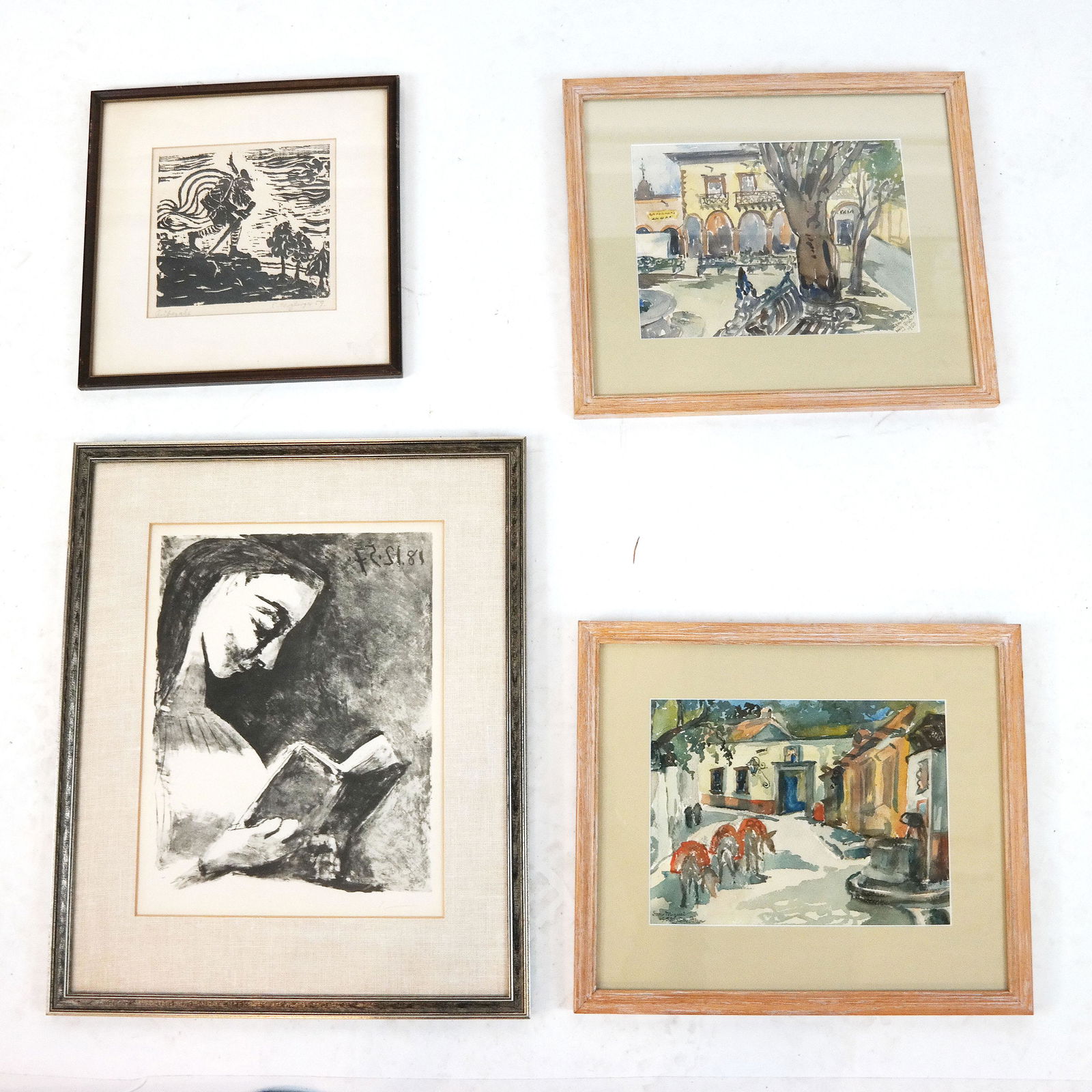 Lot of 4 Framed Art Works (1 of 14)