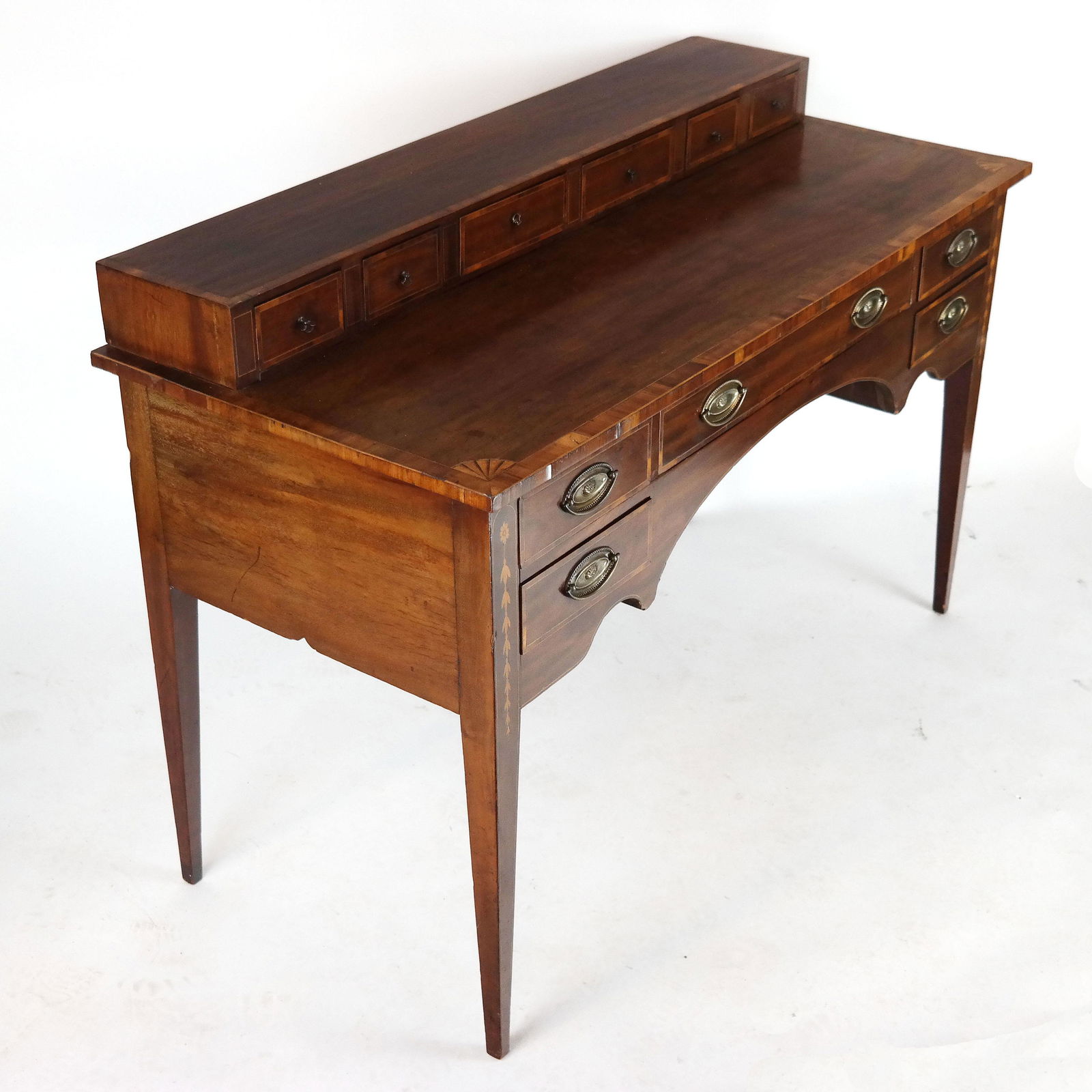 Antique English Hepplewhite-Style Desk (1 of 8)