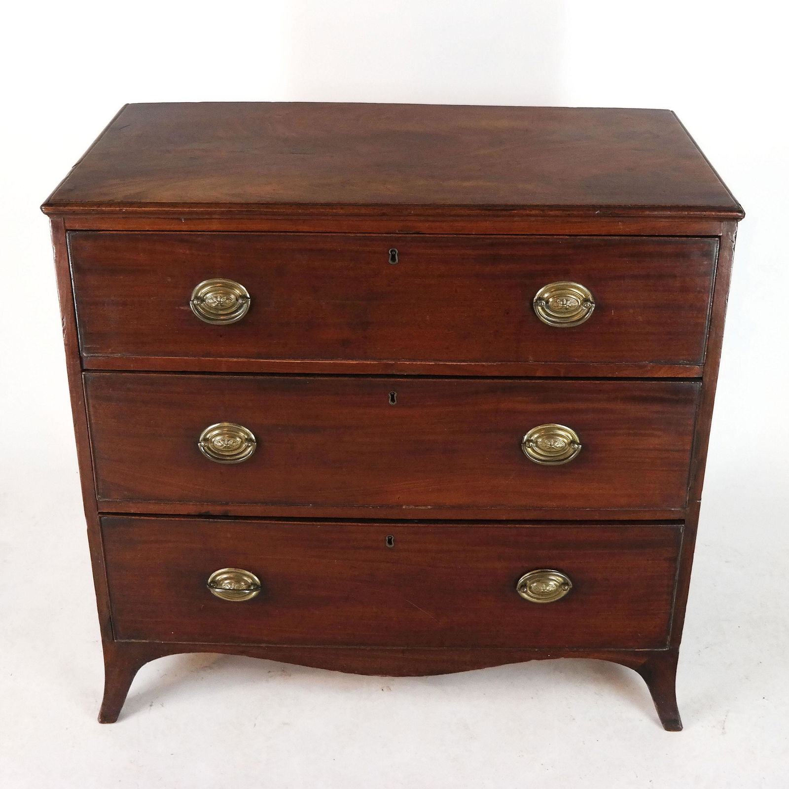 English George III Period Hepplewhite-Style Chest (1 of 7)