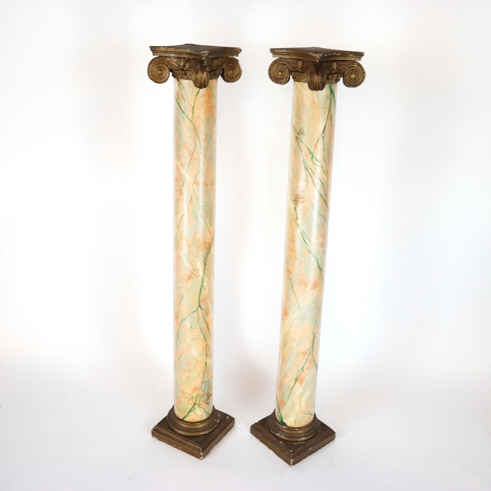Pair Neoclassical-Style Pedestals (1 of 10)