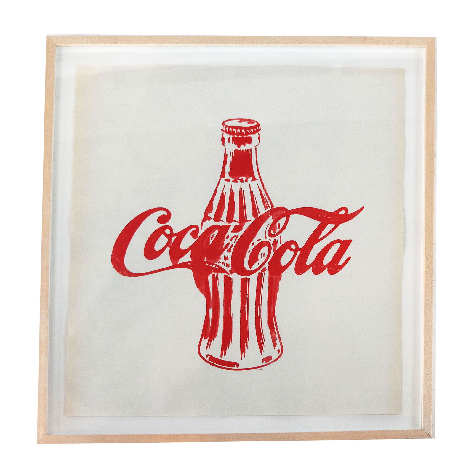 After Andy WARHOL: Coca Cola Screenprint (1 of 4)