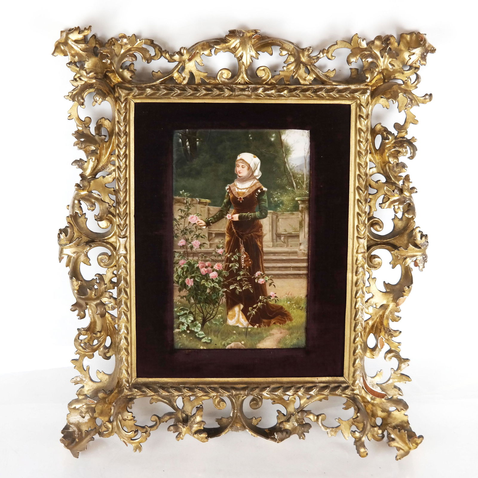 WALTHER: Large KPM Porcelain Plaque (1 of 15)