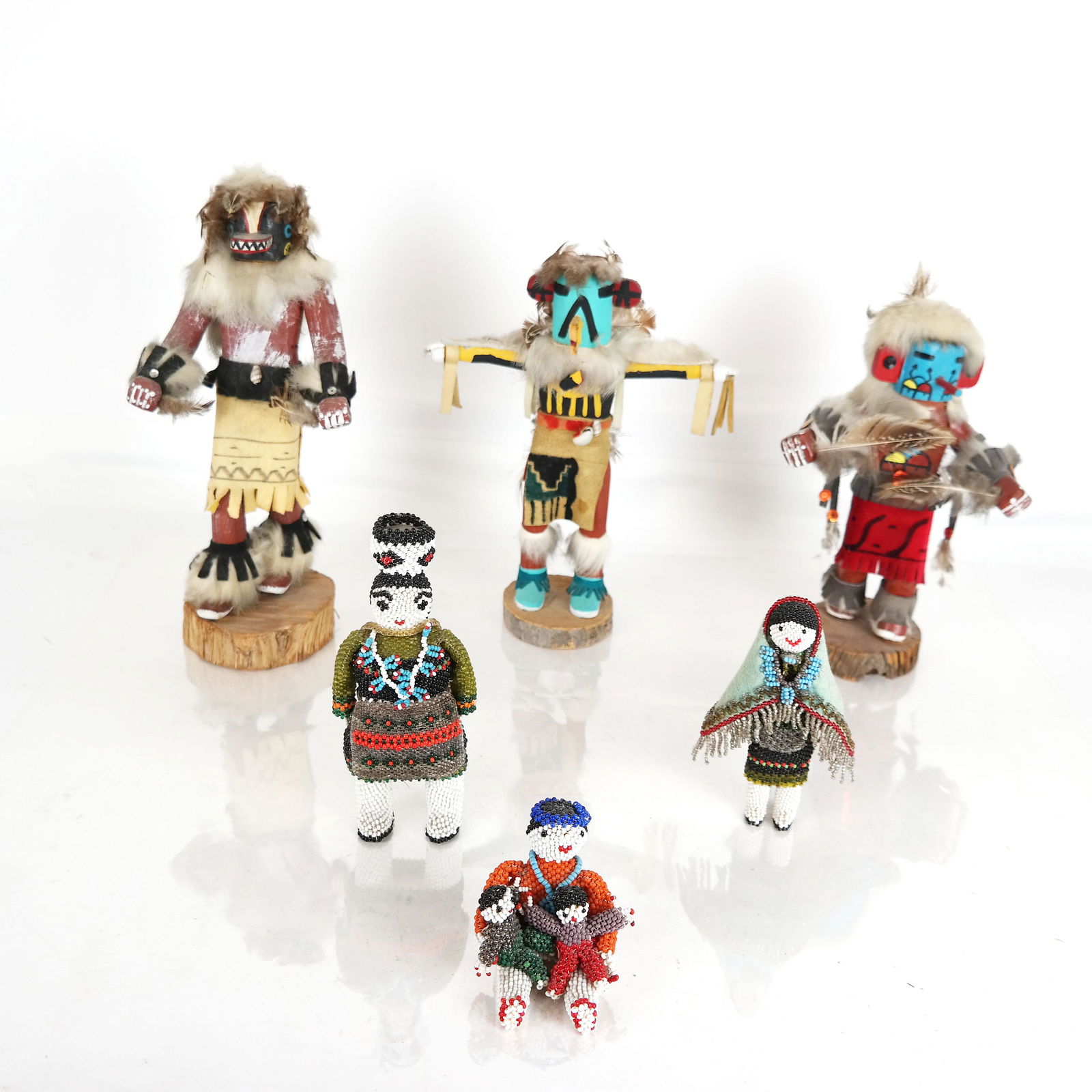 Six Assorted Kachina Dolls (1 of 7)