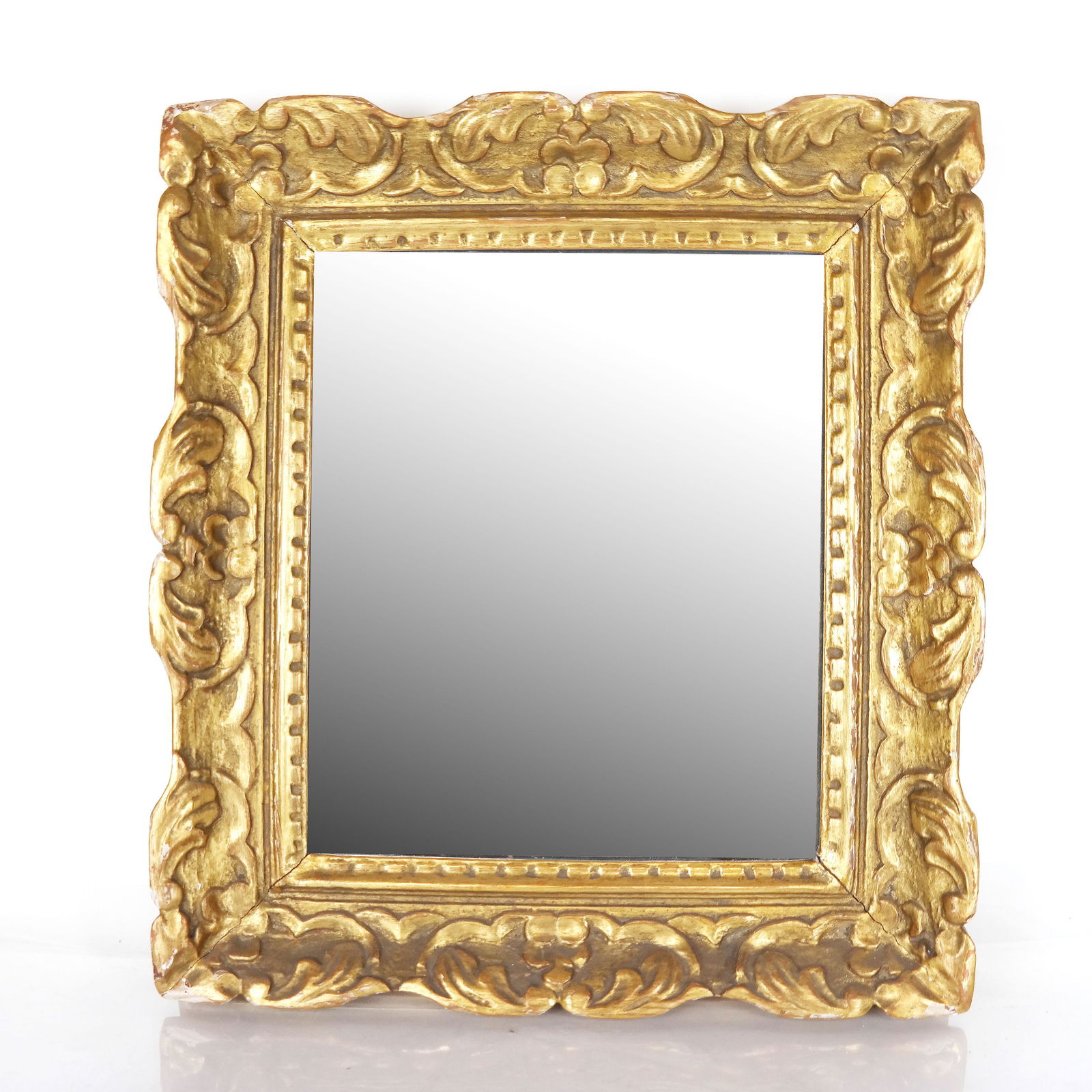 Gilt Wood & Gesso Frame with Mirror (1 of 8)