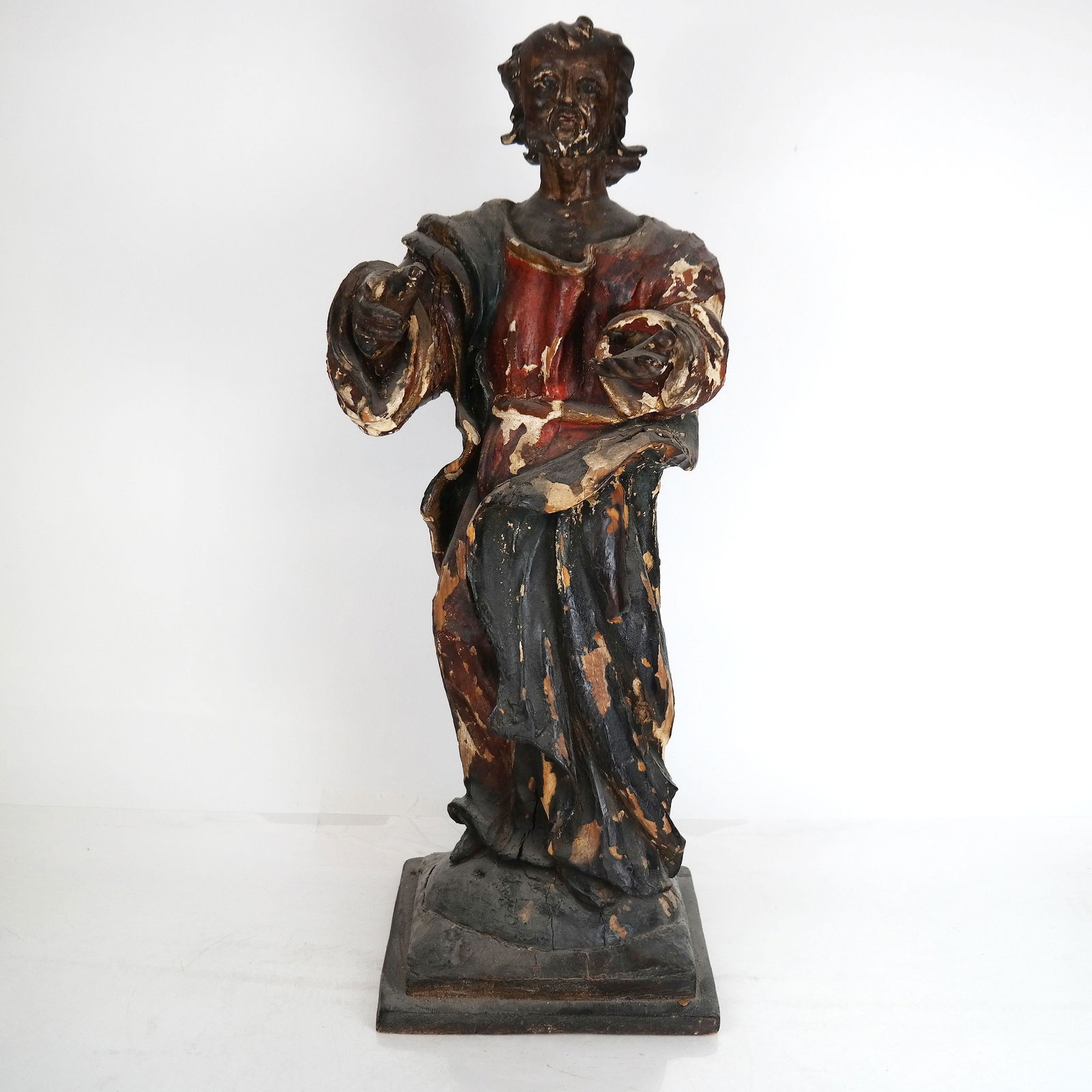 Carved and Painted Wood Religious Santos (1 of 11)