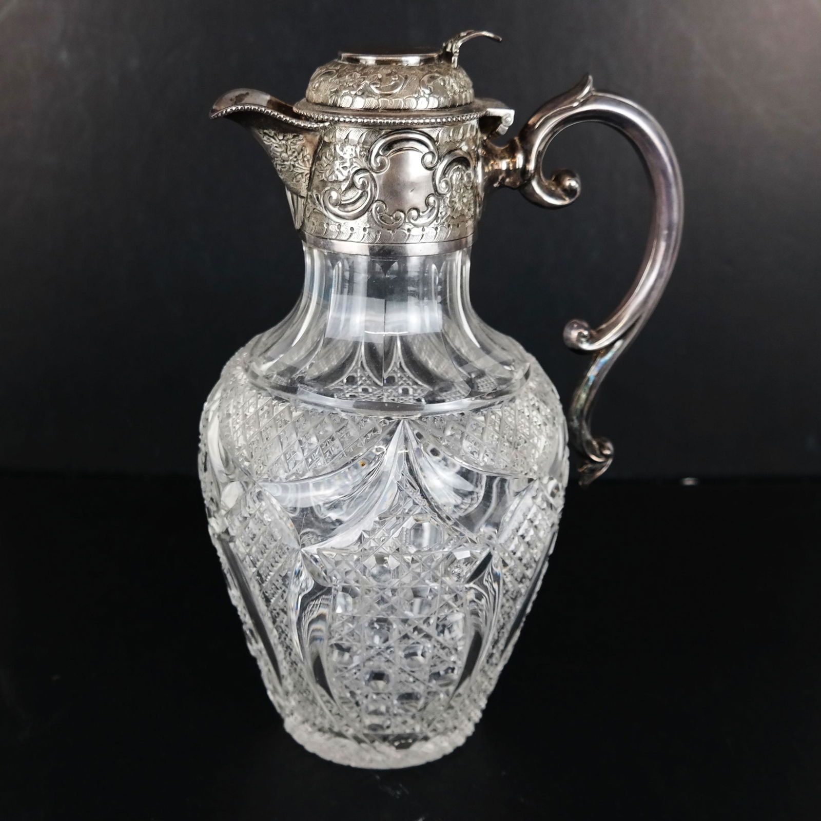 English Silver Mounted Ewer (1 of 7)