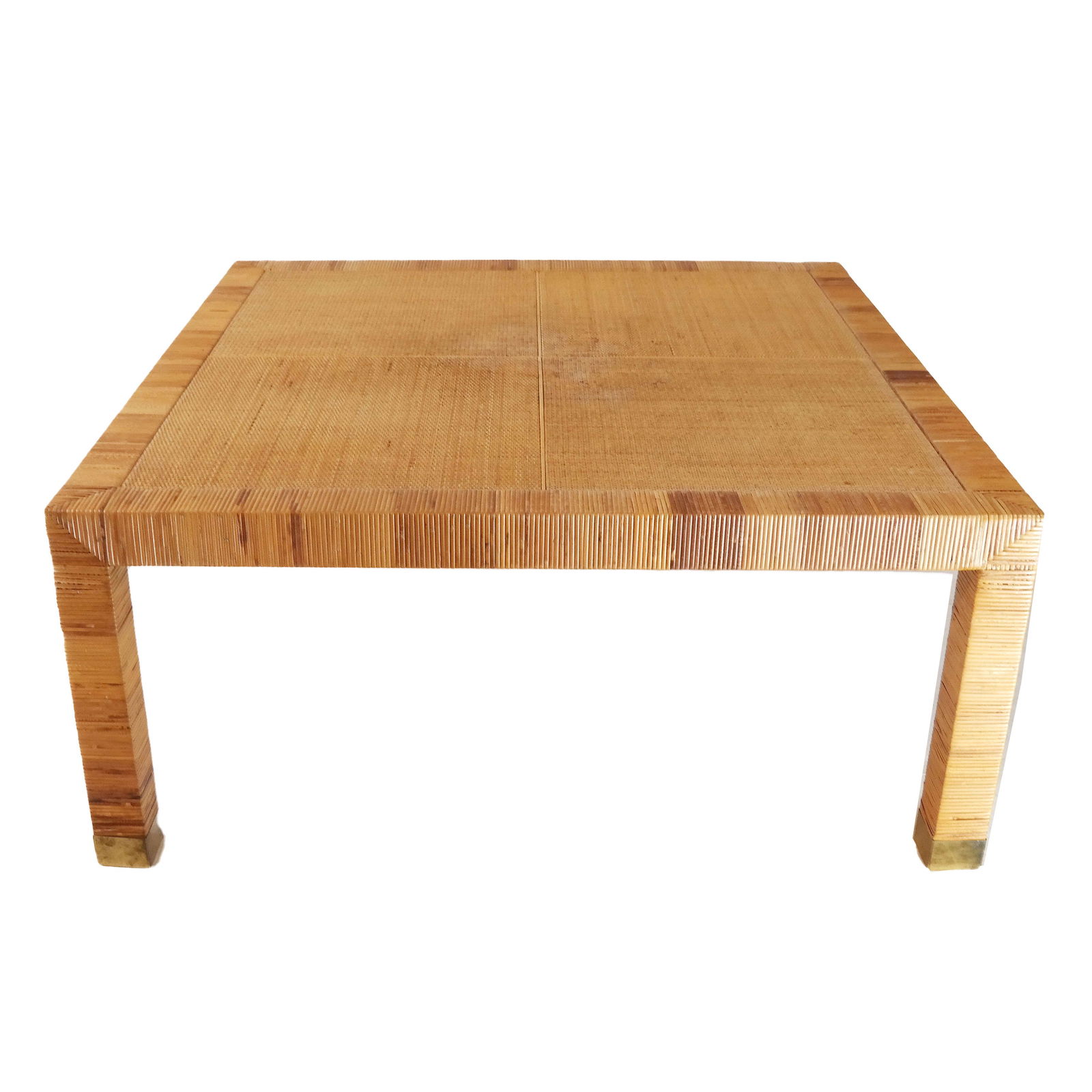 20th C. Modern Rattan Coffee Table (1 of 9)