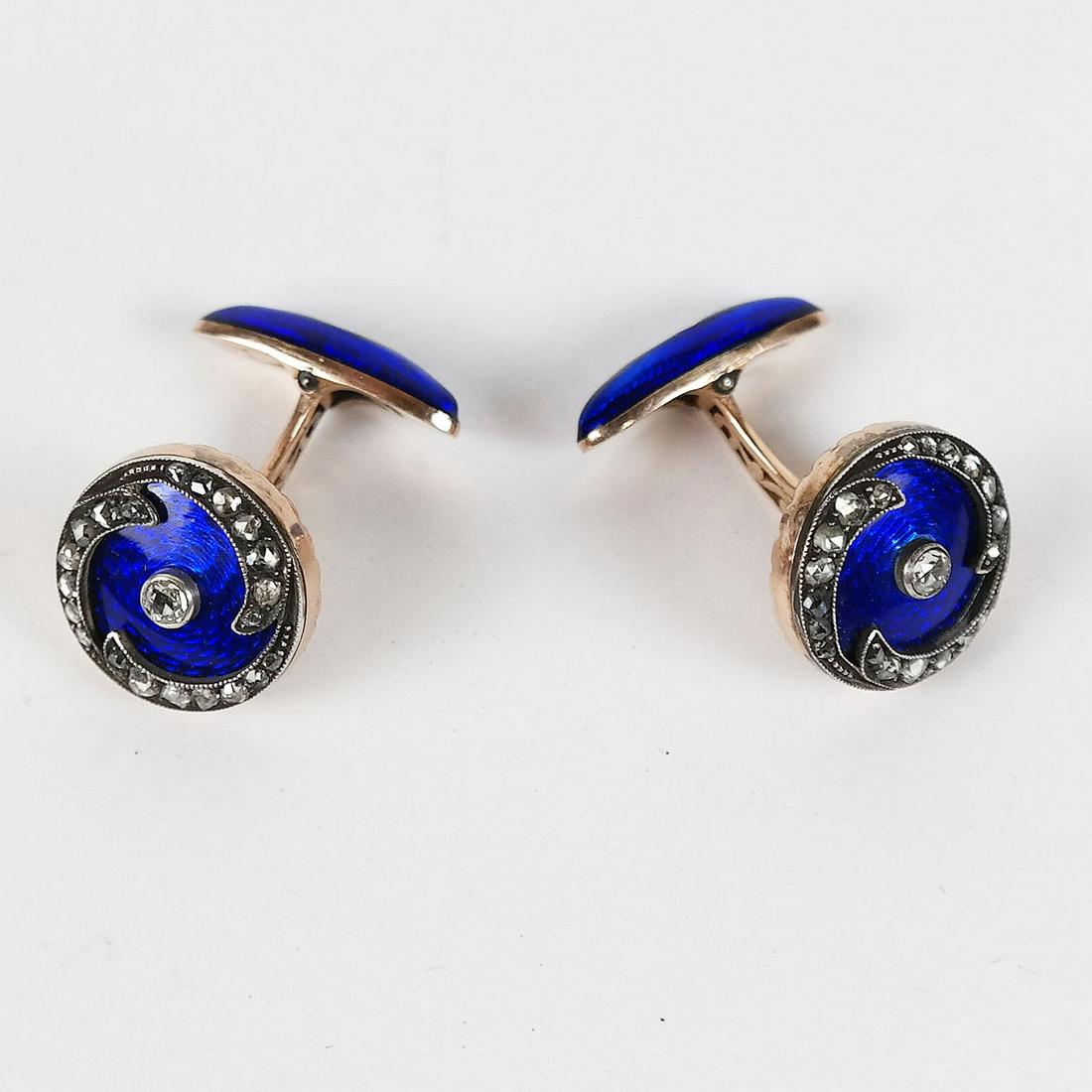 Pair of Faberge Cufflinks (1 of 11)