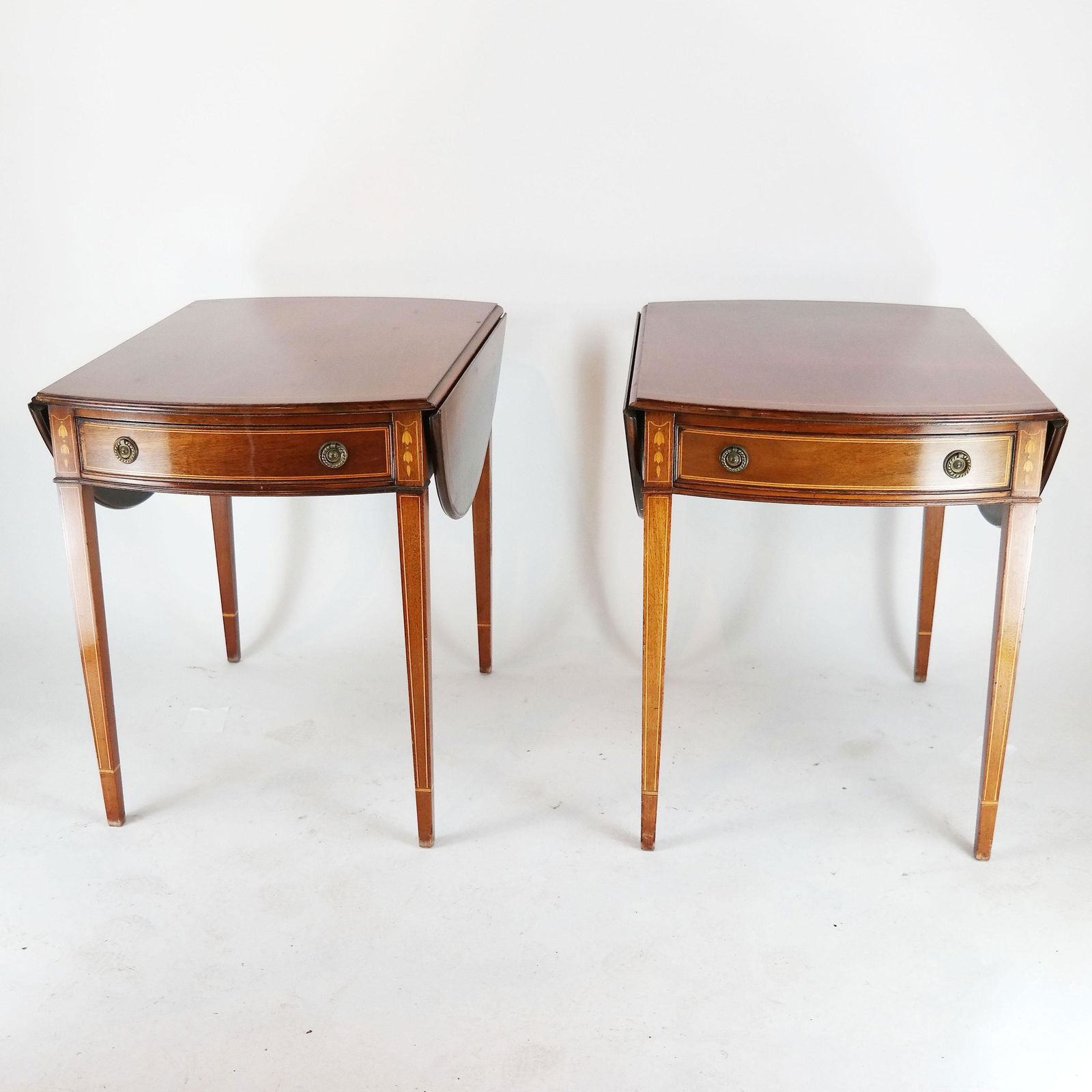 Pair 20th C. American Pembroke Tables (1 of 15)
