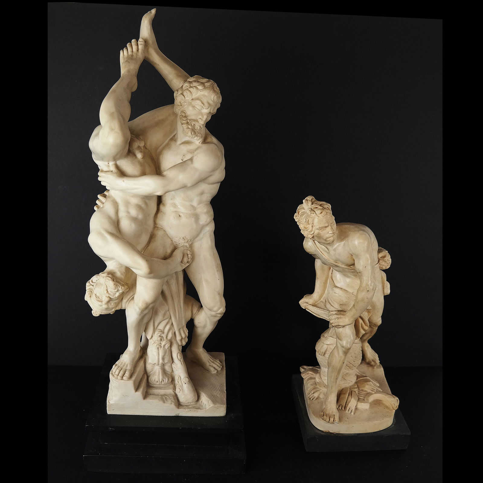 Two Composition Male Figural Groups (1 of 13)