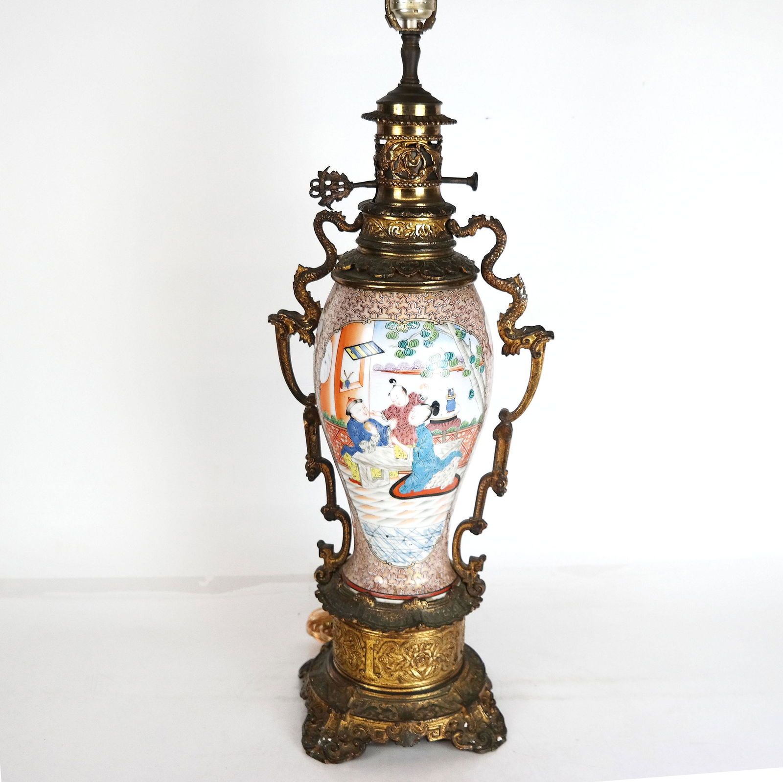 Chinese Porcelain Vase Mounted as a Lamp (1 of 10)