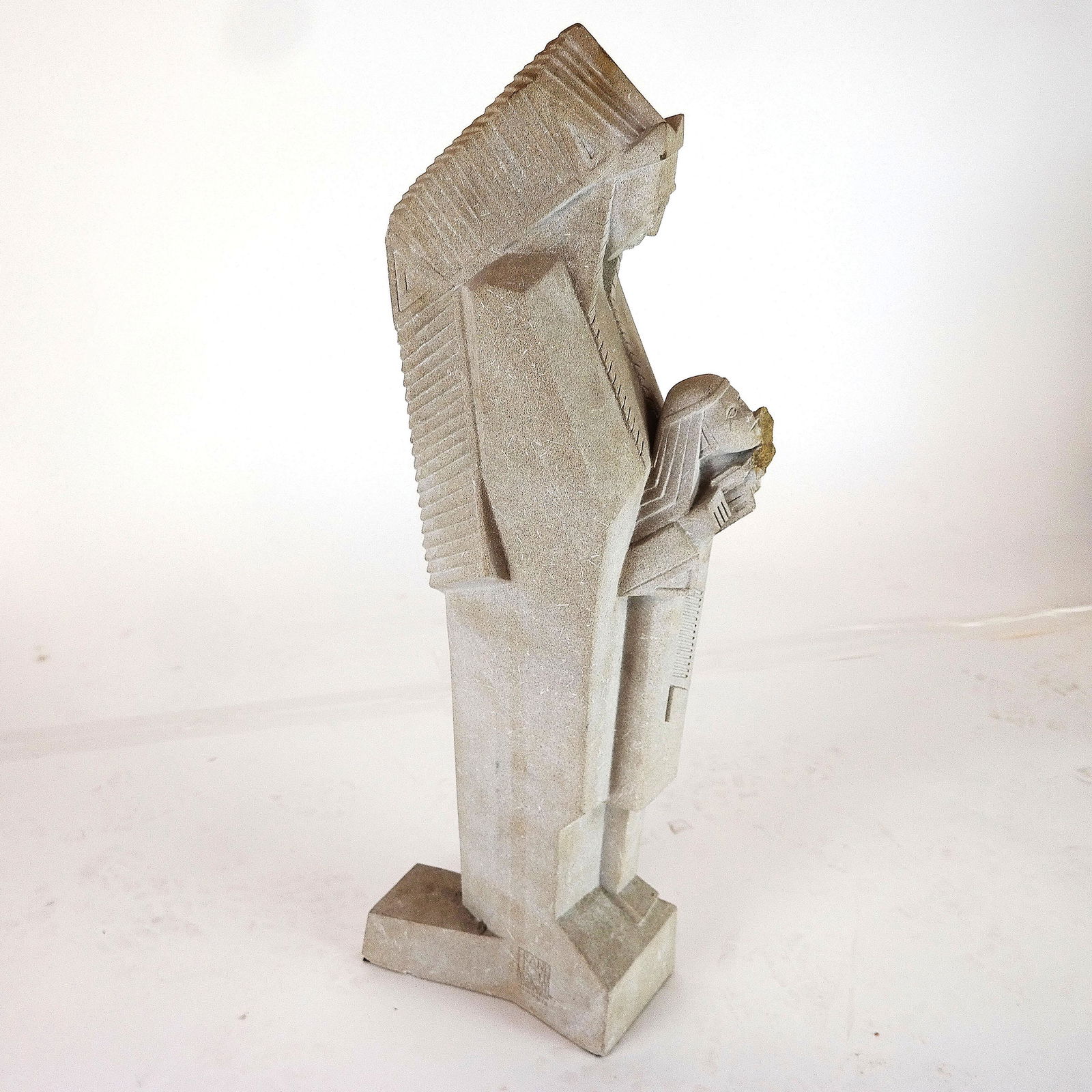 F. Lloyd WRIGHT: "Nakomis" - Stone Sculpture (1 of 9)