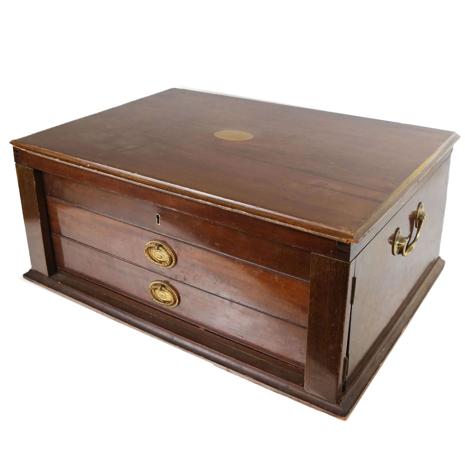 English Mahogany Flatware Chest (1 of 8)