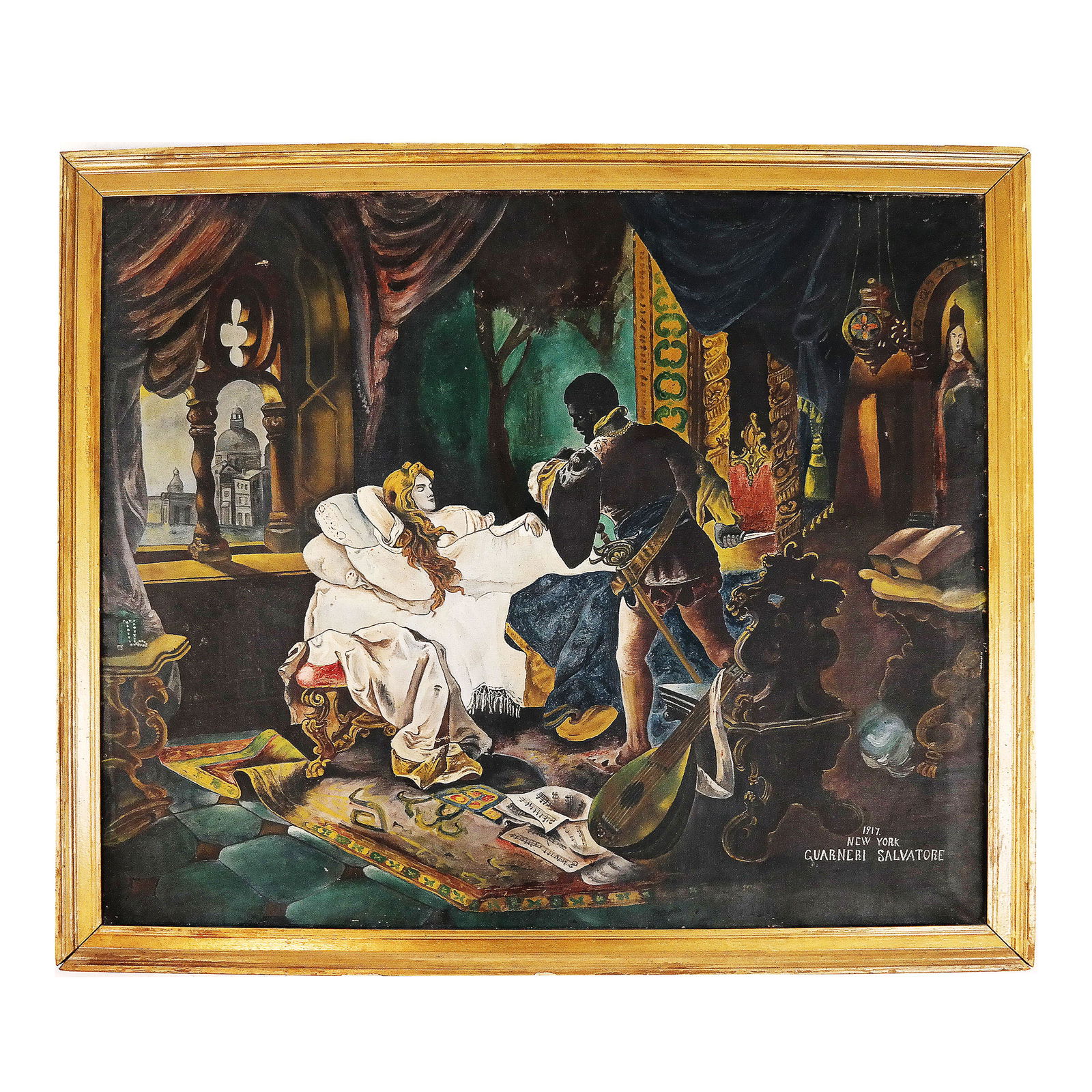 Salvatore GUARNIERI: Othello & Desdemona - Painting (1 of 8)