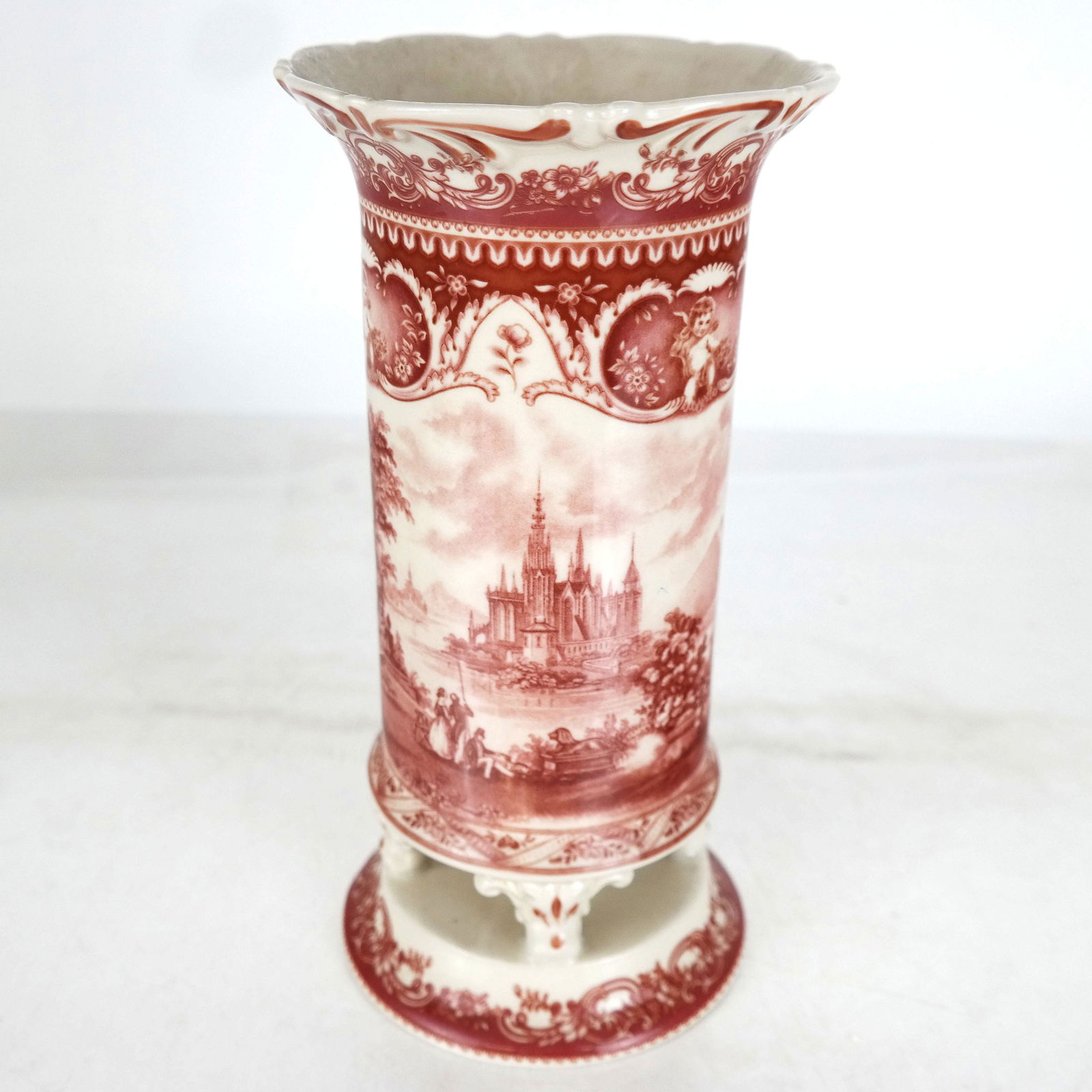 English-Style Transferware Vase (1 of 7)
