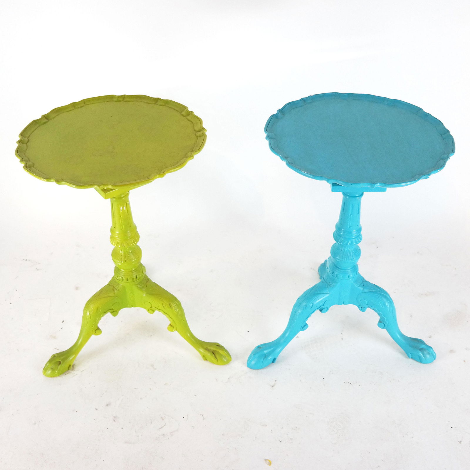 Two Reproduction Piecrust Tables (1 of 11)