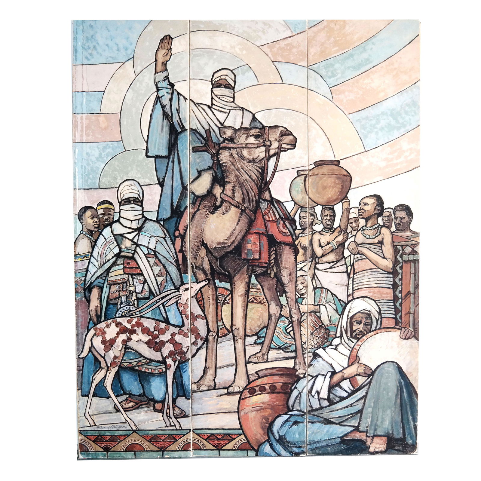 Large Triptych: Mixed Media (1 of 7)