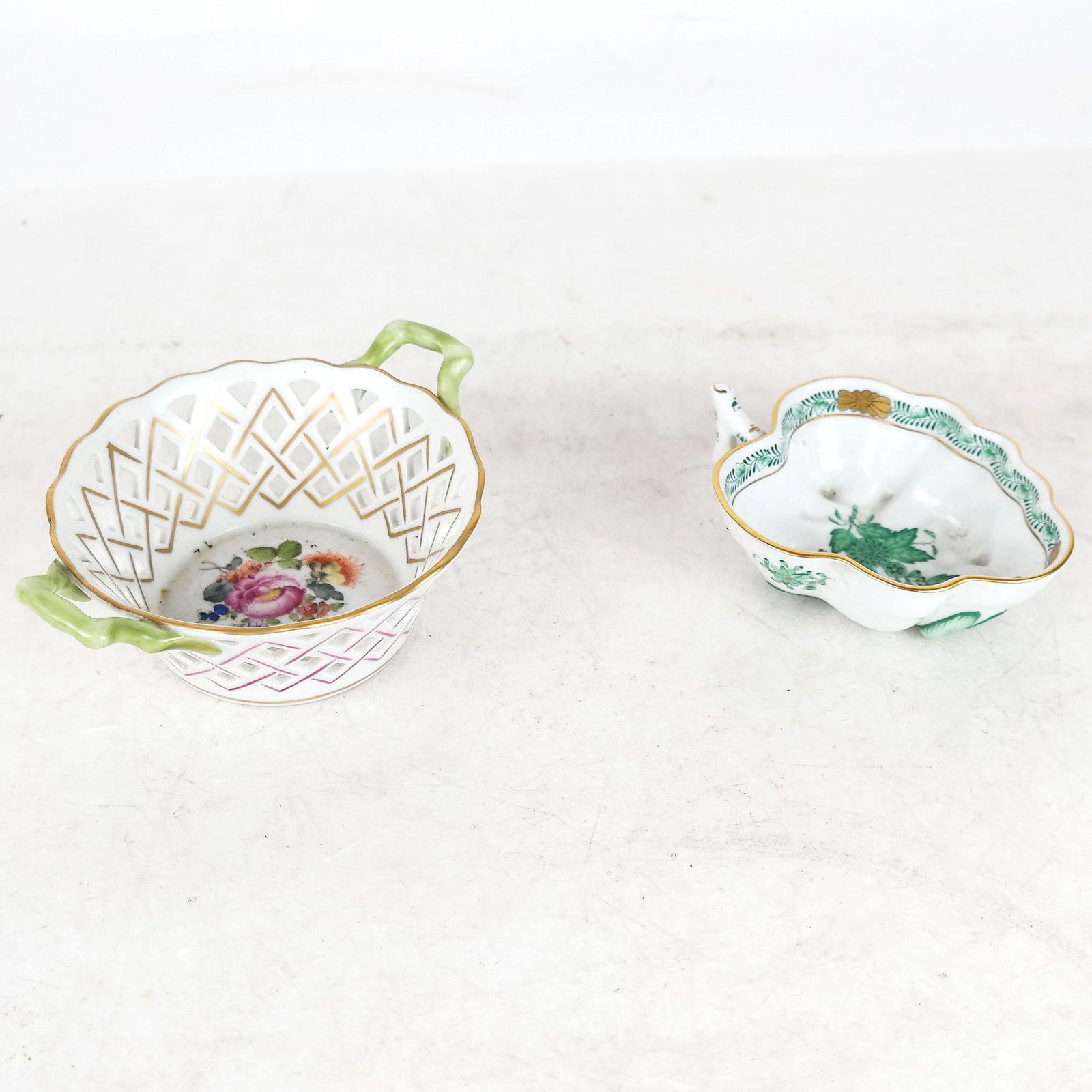 Two Herend, Hungary Porcelain Articles (1 of 9)