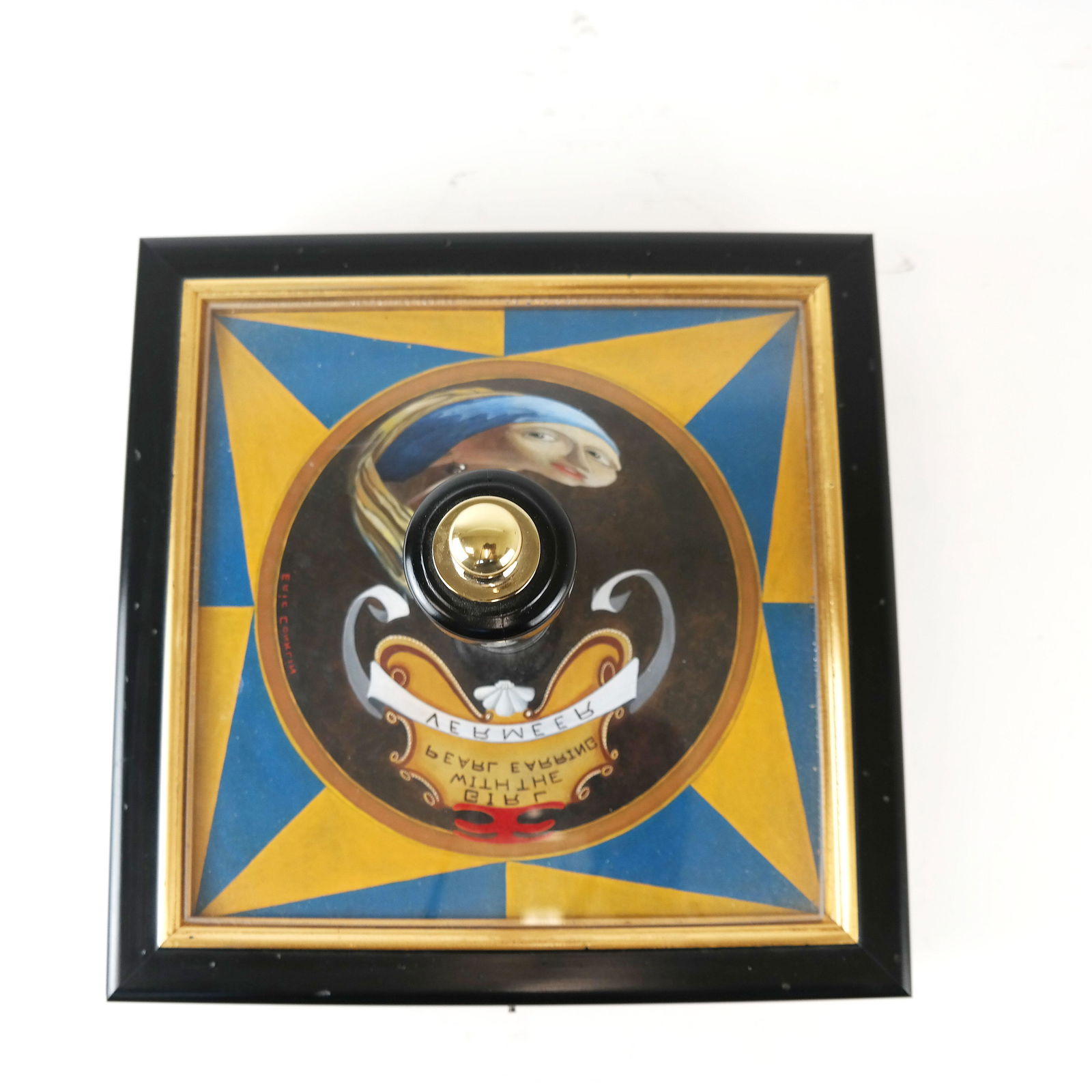 Eric CONKLIN: "Girl w/ Pearl Earring"- Mixed Media (1 of 8)