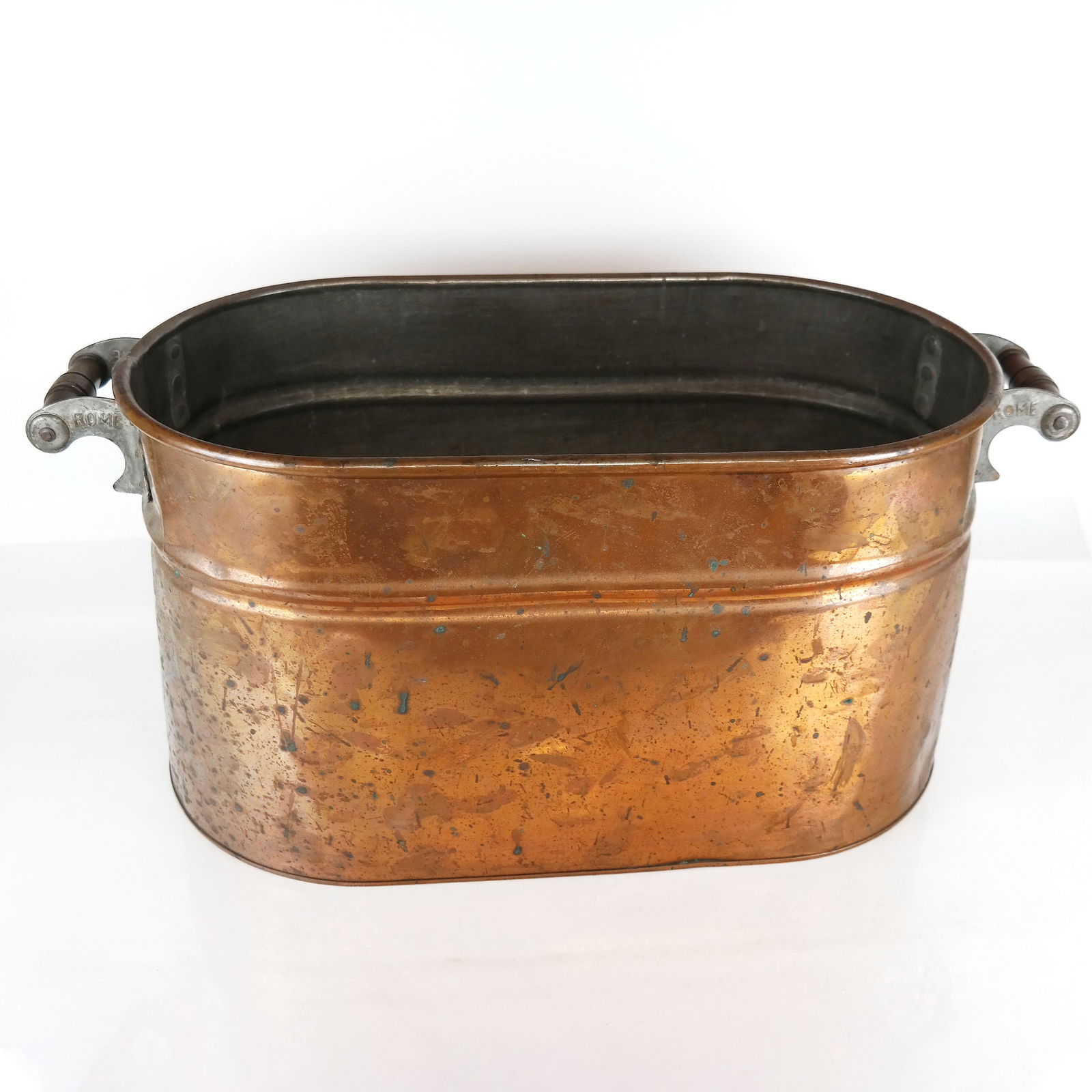 Oval Copper Basin / Bucket by Rome (1 of 8)