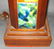 227: Mid Century Modern Art Pottery & Rosewood Lamp - 4