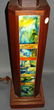 227: Mid Century Modern Art Pottery & Rosewood Lamp - 5
