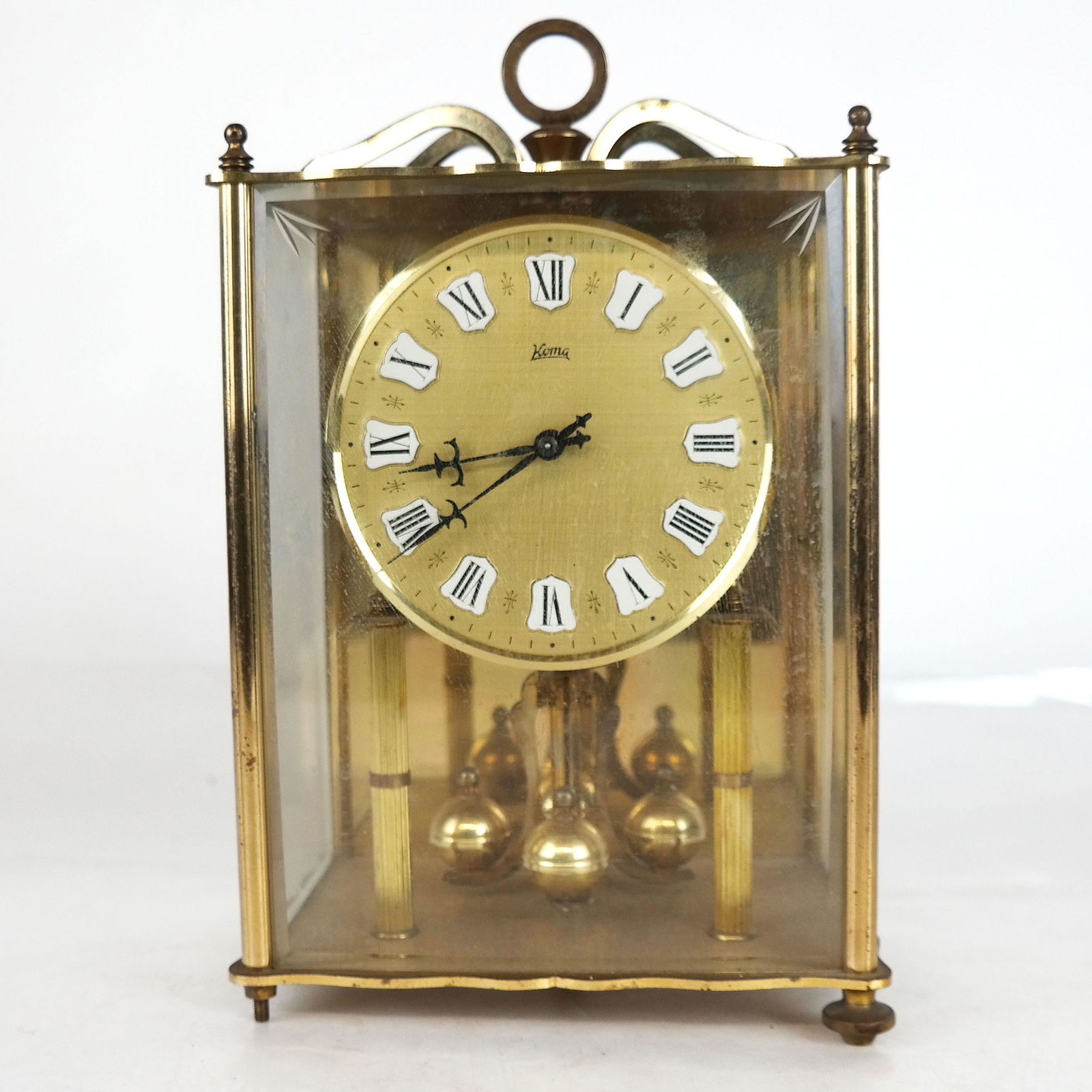 Gilt Metal MidCentury Mantel Clock (0063) on Mar 26, 2022 Roland NY